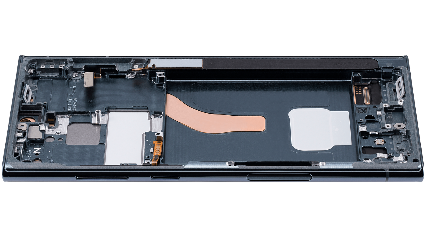 OLED Assembly With Frame For Samsung Galaxy S22 Ultra 5G (Service Pack) (Green)