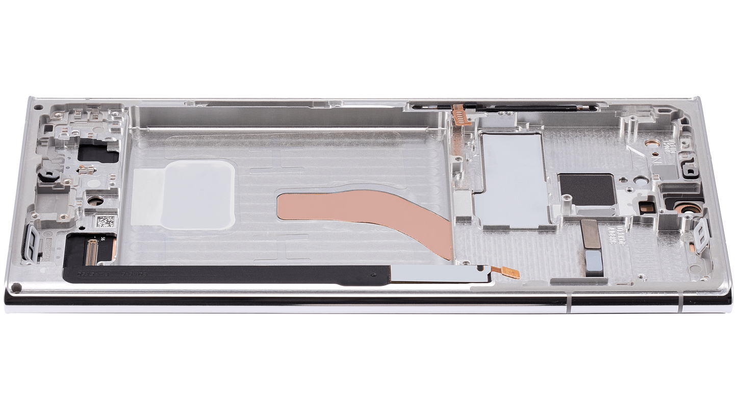 OLED Assembly With Frame For Samsung Galaxy S22 Ultra 5G (Service Pack) (Phantom White)