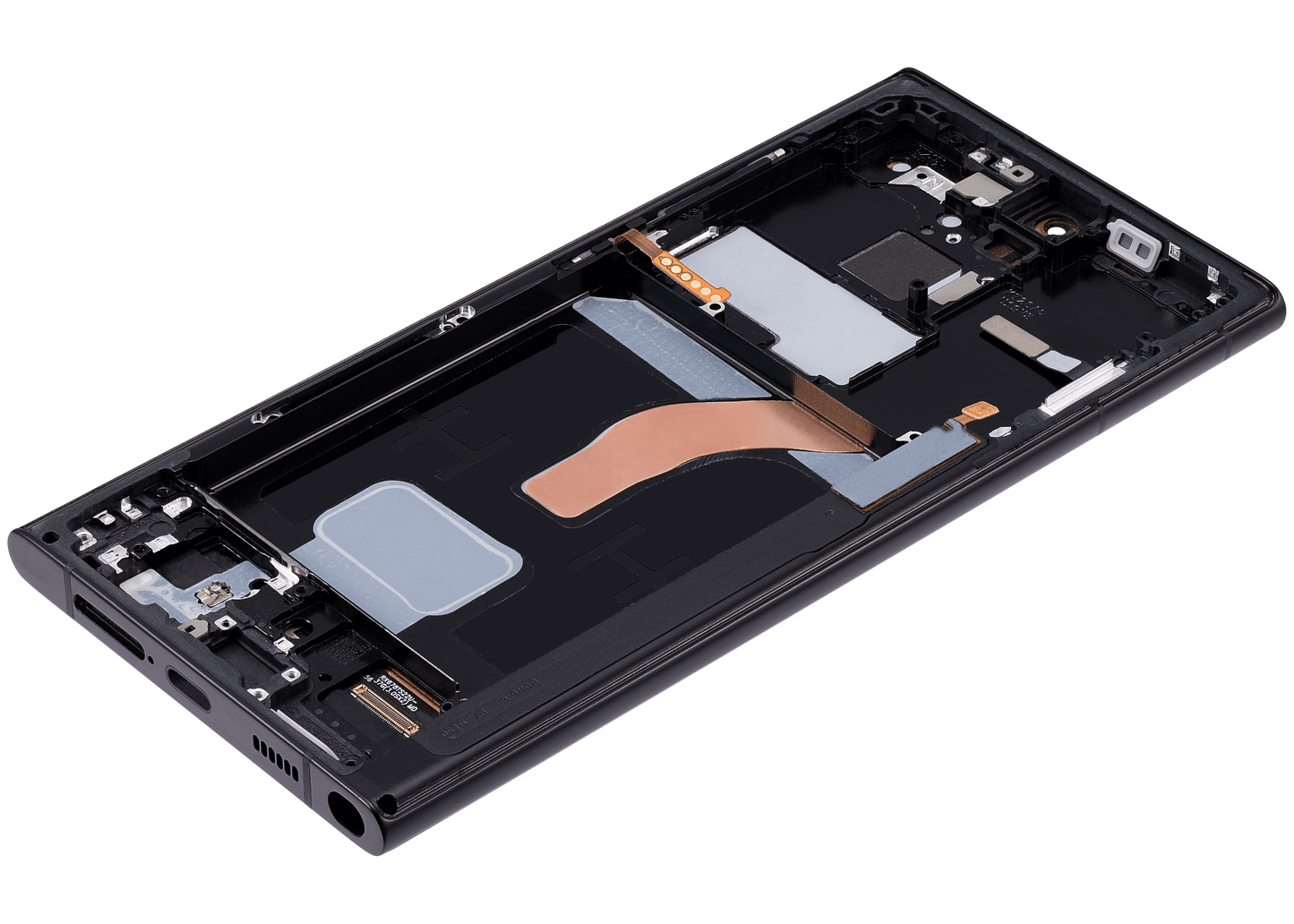 OLED Assembly With Frame For Samsung Galaxy S22 Ultra 5G (Service Pack) (Graphite / Sky Blue / Red)