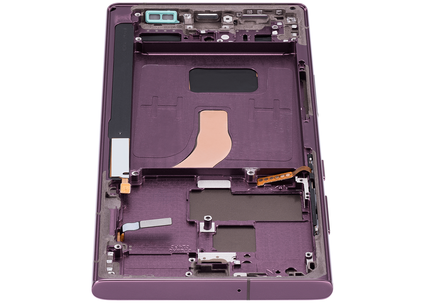 OLED Assembly With Frame For Samsung Galaxy S22 Ultra 5G (Service Pack) (Burgundy)