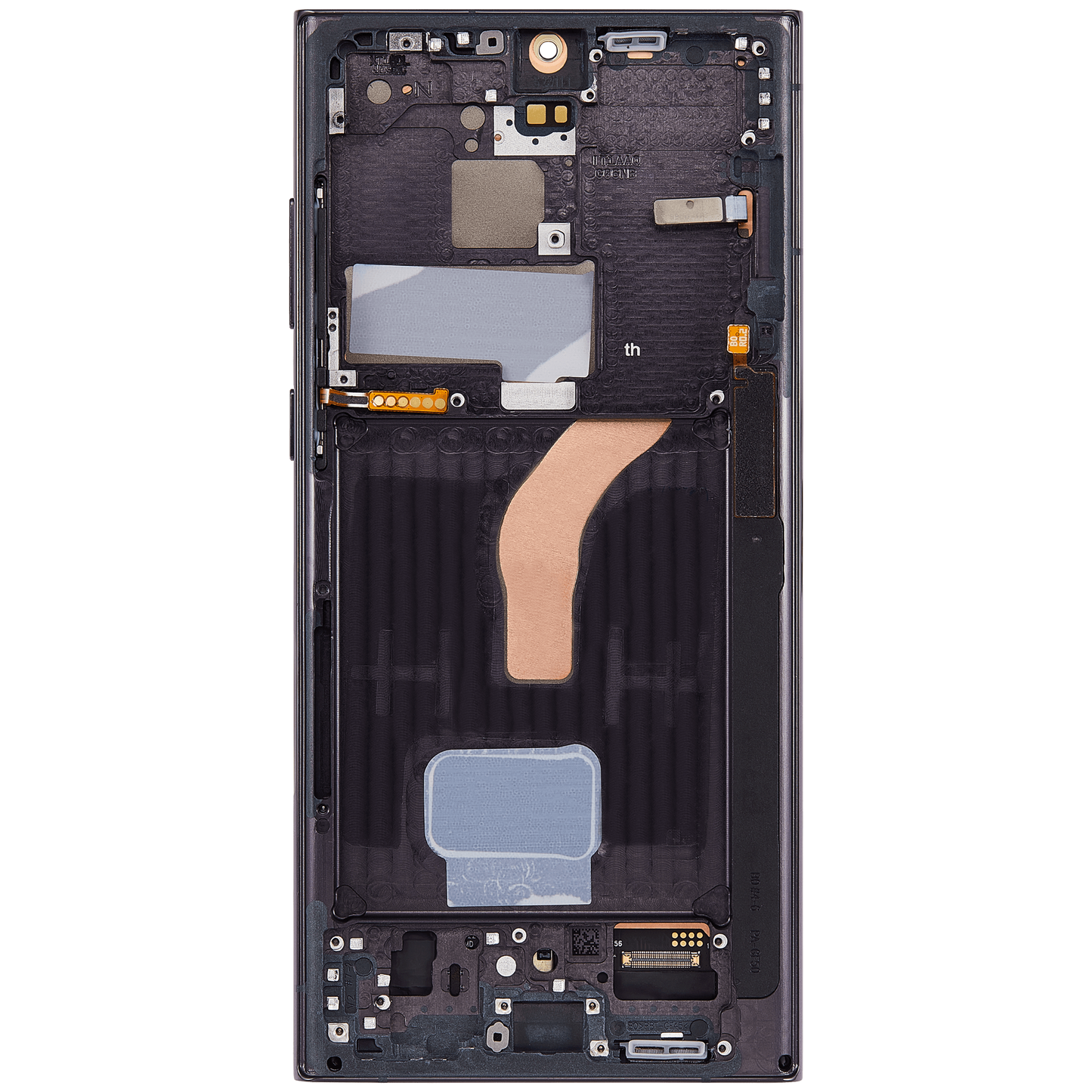 OLED Assembly With Frame For Samsung Galaxy S22 Ultra 5G (US & International Version) (Refurbished) (Phantom Black)