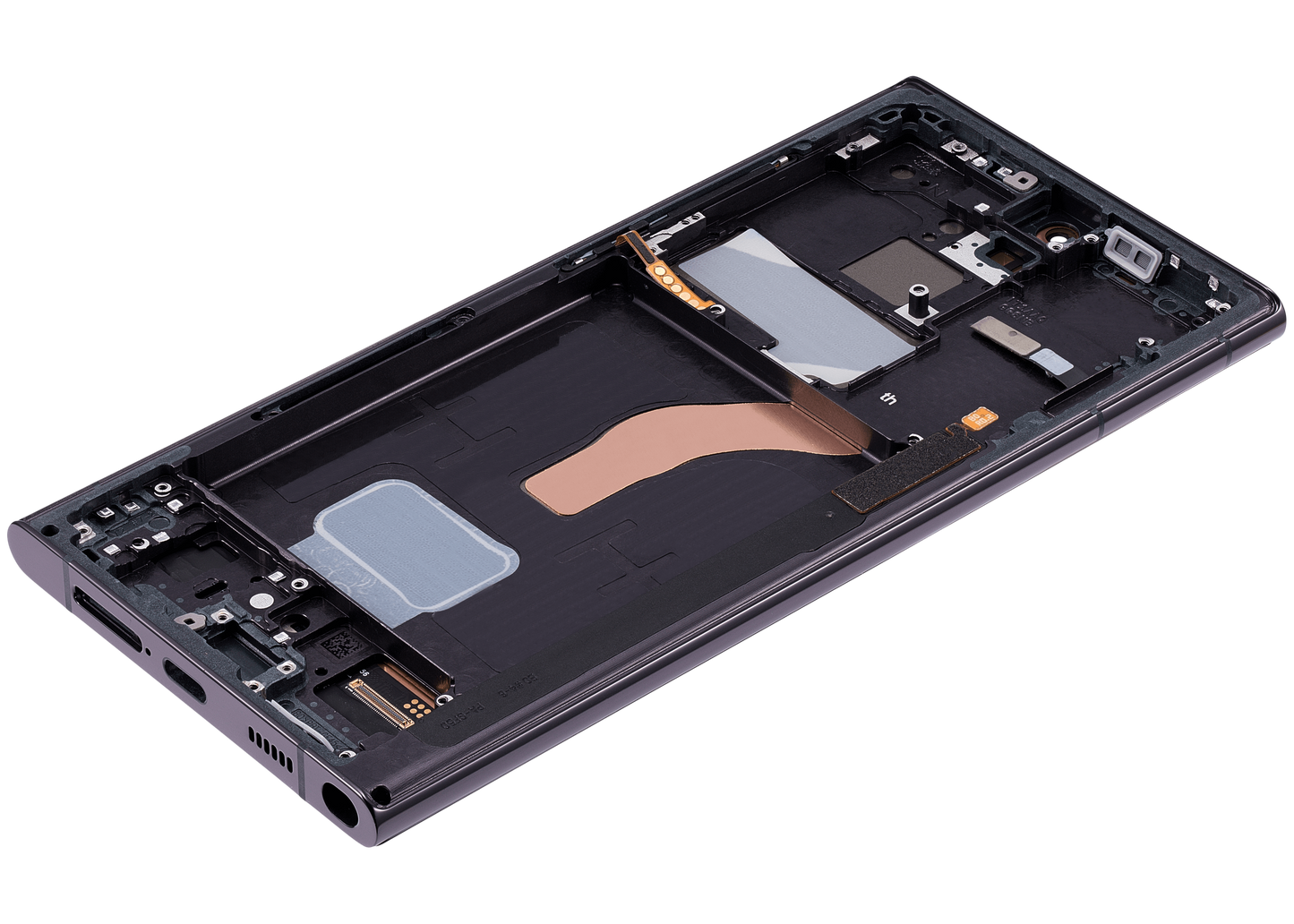 OLED Assembly With Frame For Samsung Galaxy S22 Ultra 5G (US & International Version) (Refurbished) (Phantom Black)