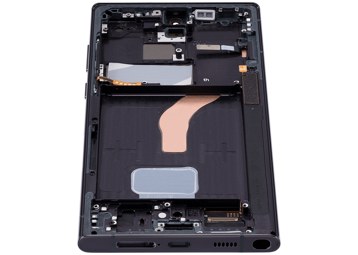 OLED Assembly With Frame For Samsung Galaxy S22 Ultra 5G (US & International Version) (Refurbished) (Phantom Black)