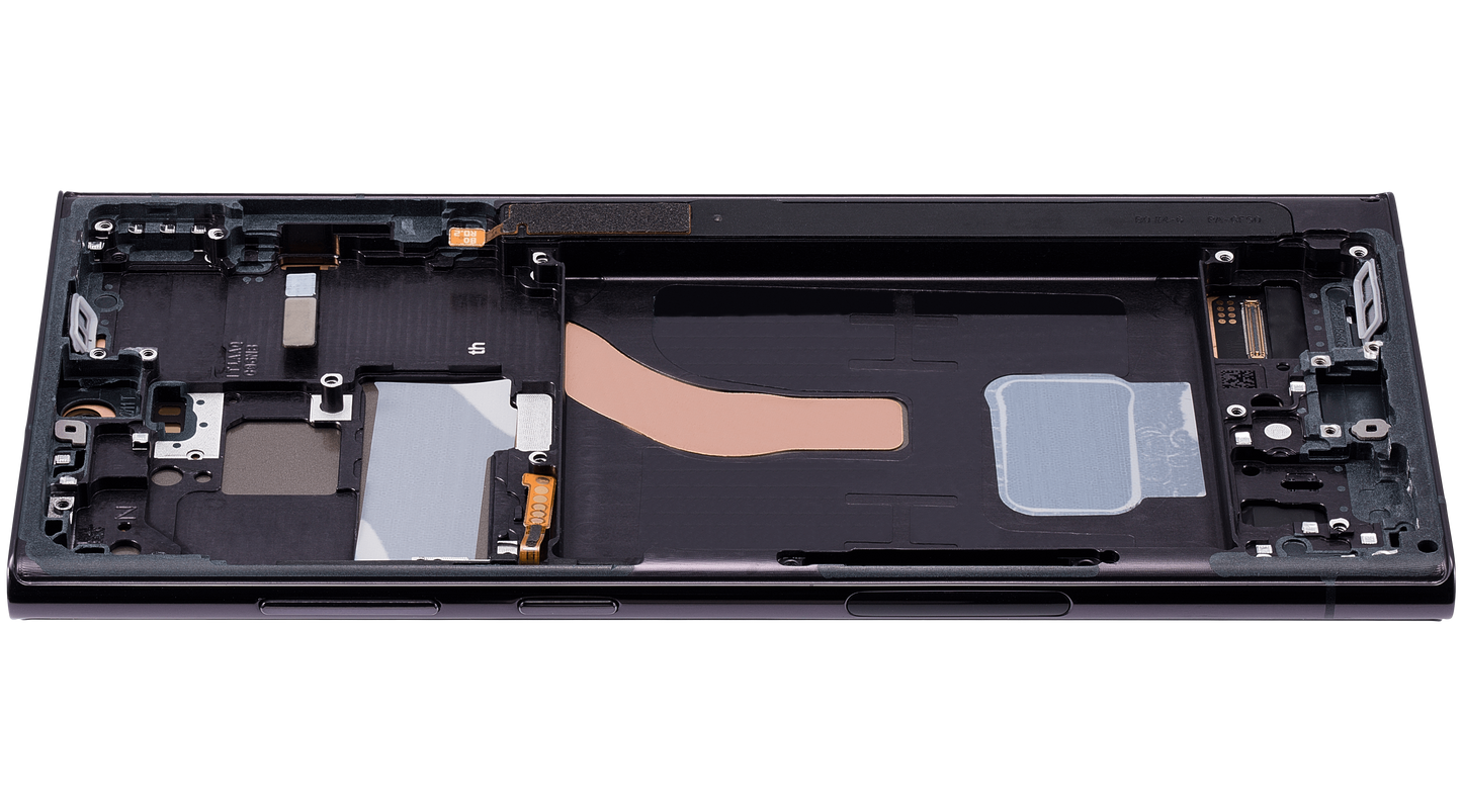 OLED Assembly With Frame For Samsung Galaxy S22 Ultra 5G (US & International Version) (Refurbished) (Phantom Black)