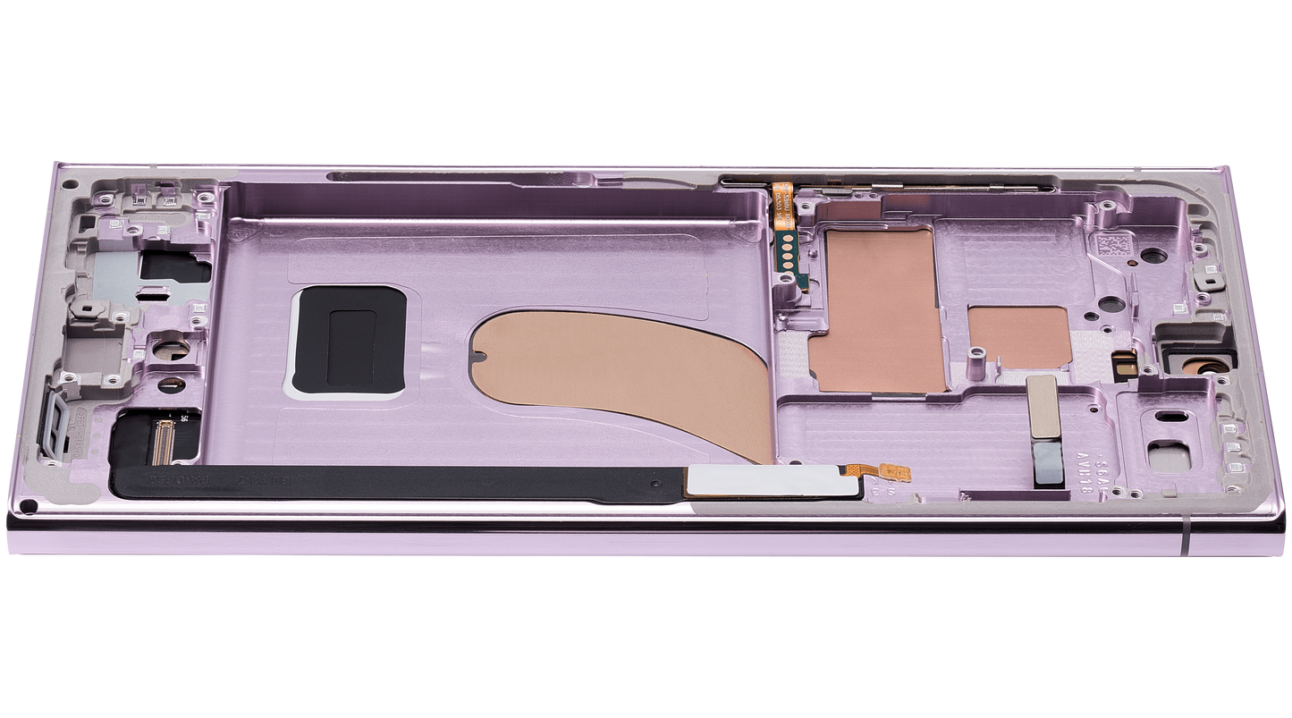 OLED Assembly With Frame For Samsung Galaxy S23 Ultra (US & International) (Refurbished) (Lavender)
