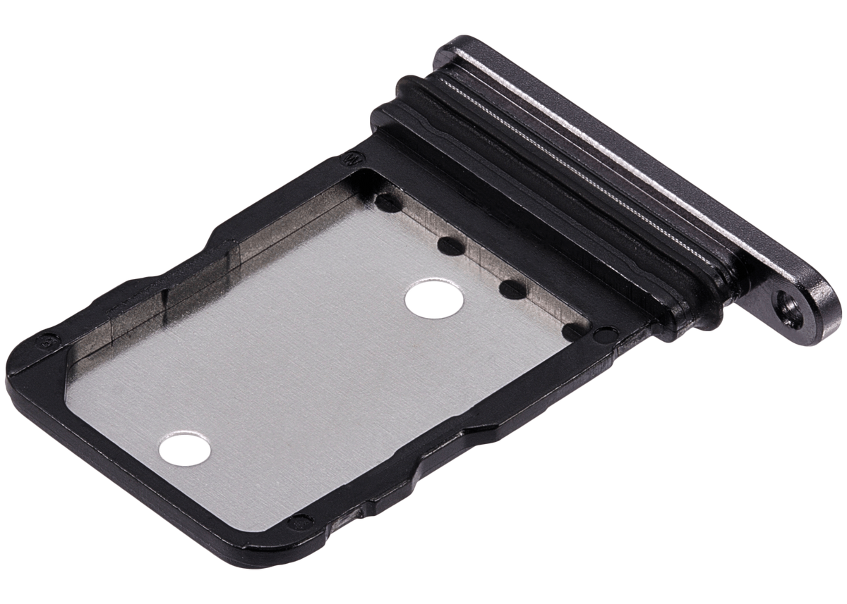 Sim Card Tray For Google Pixel 8 (Obsidian) - phone repair part close-up
