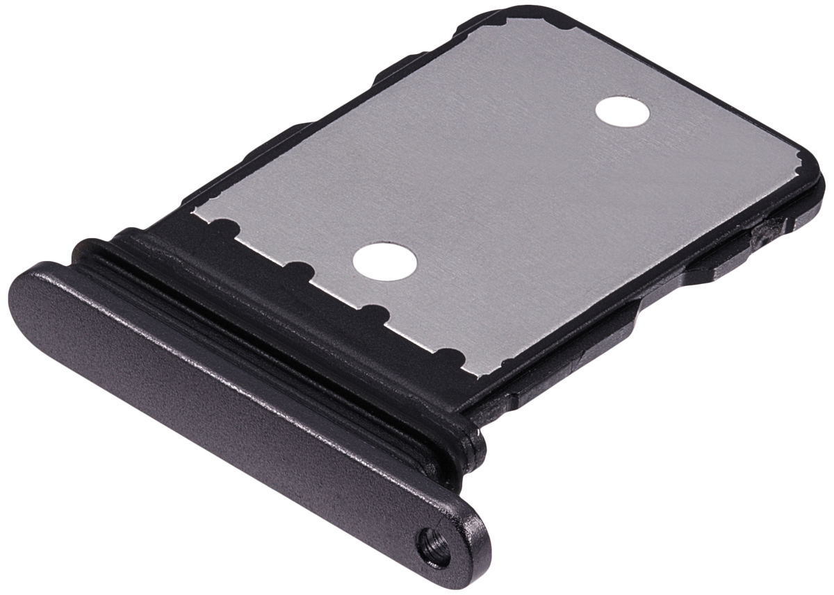 Sim Card Tray For Google Pixel 8 (Obsidian) - replacement part additional angle