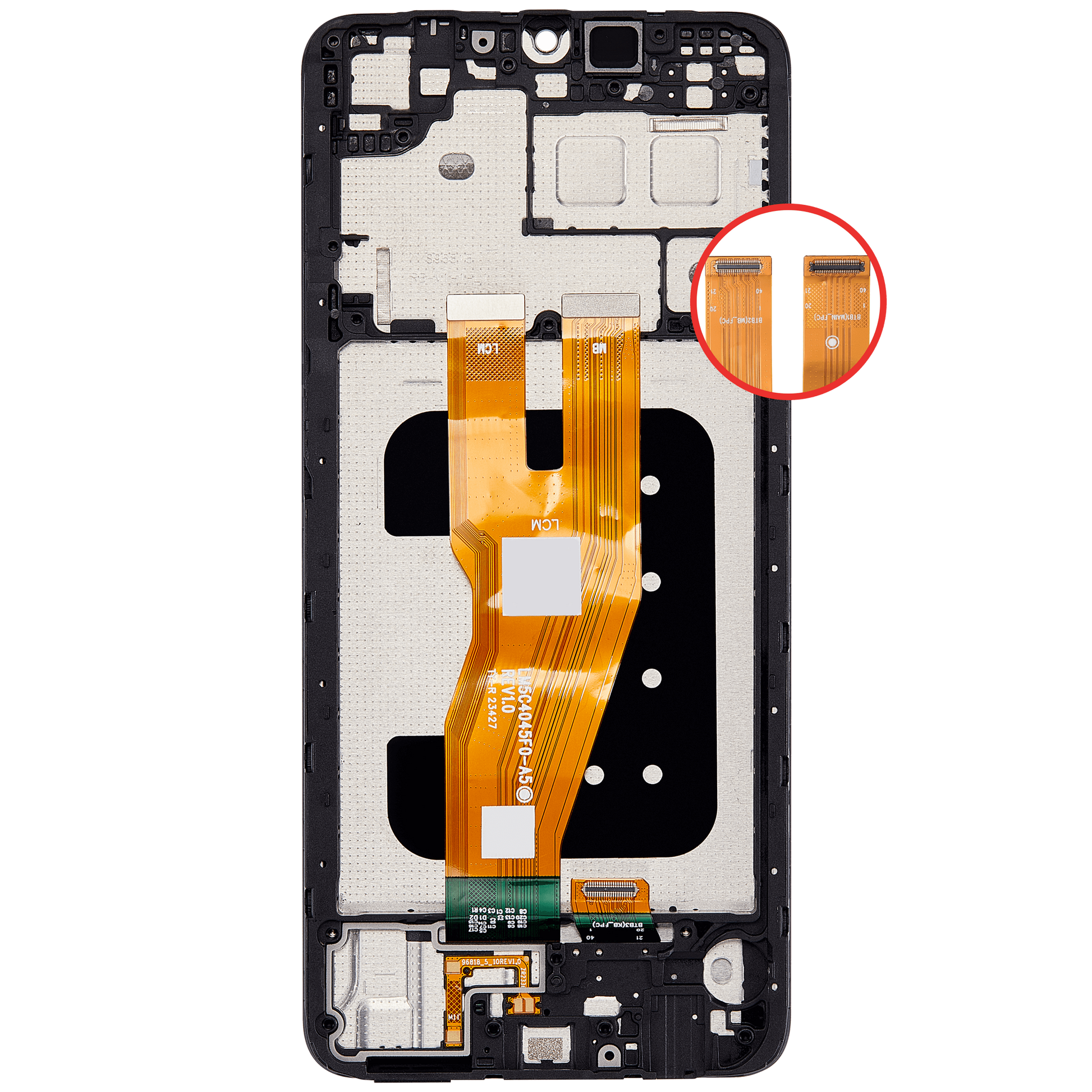 LCD Assembly With Frame For Samsung Galaxy A05 (A055 / 2023) (Refurbished) (All Colors) replacement part product image 8 - SKU 107082131501