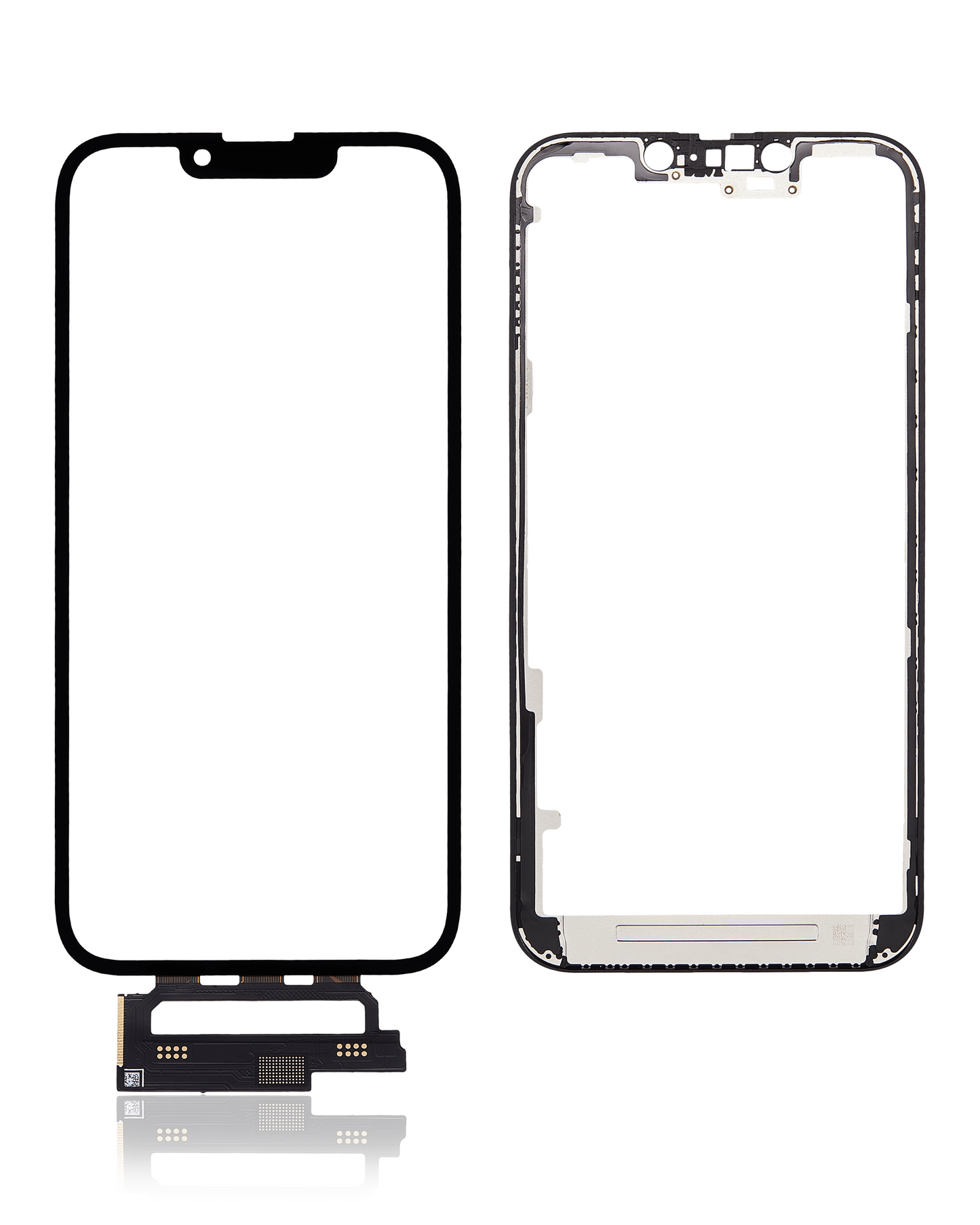 4 in 1 Short Flex (Digitizer Touch With Glass + OCA + Frame Pre-installed) For iPhone 13 (OCA Master)