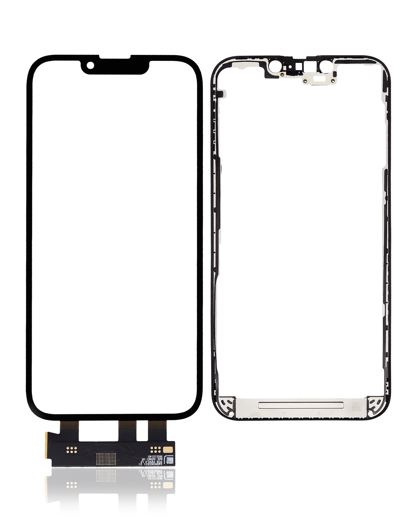 4 in 1 Short Flex (Digitizer Touch With Glass + OCA + Frame Pre-installed) For iPhone 13 Pro (OCA Master)