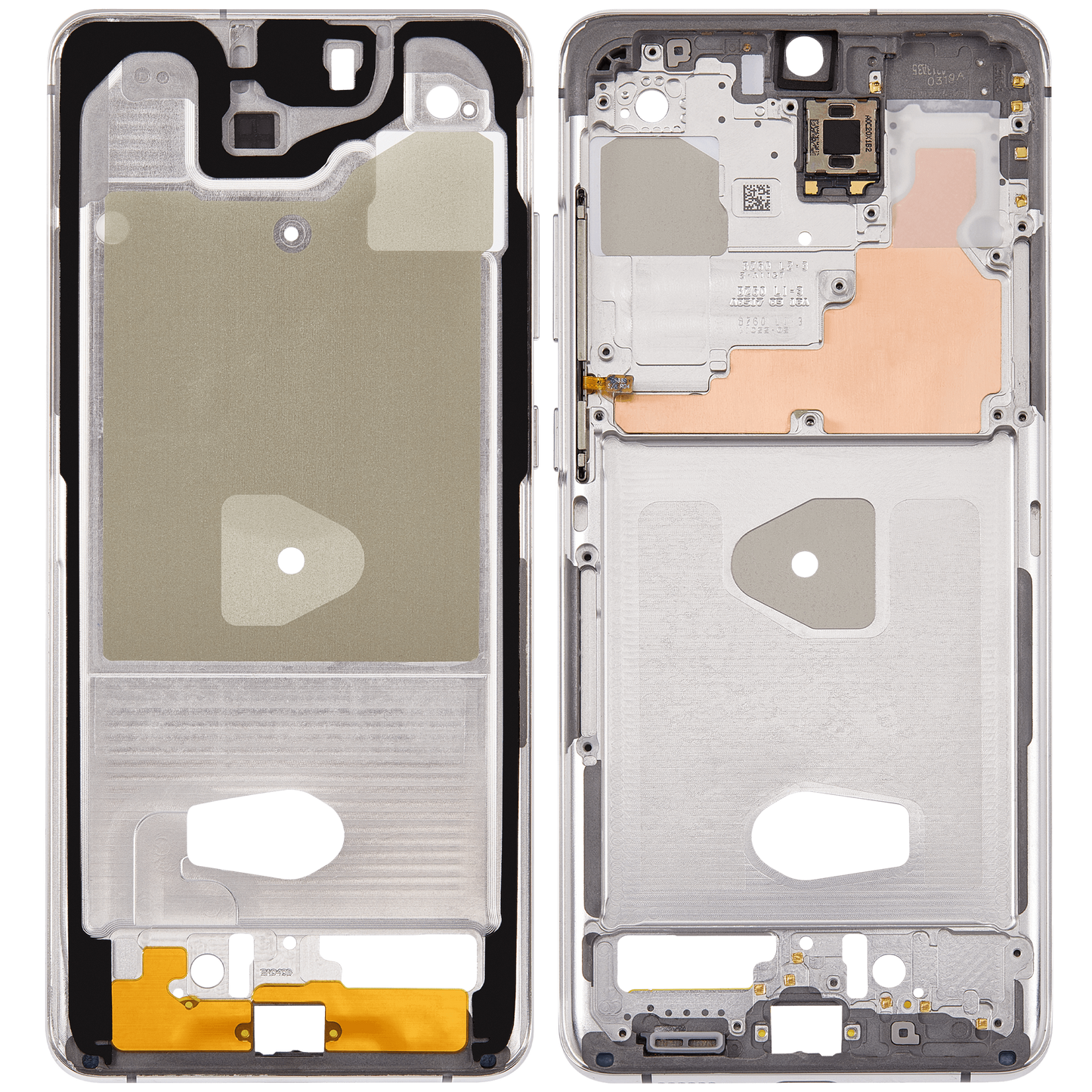 Mid-Frame Housing For Samsung Galaxy S20 Ultra (Cloud White)