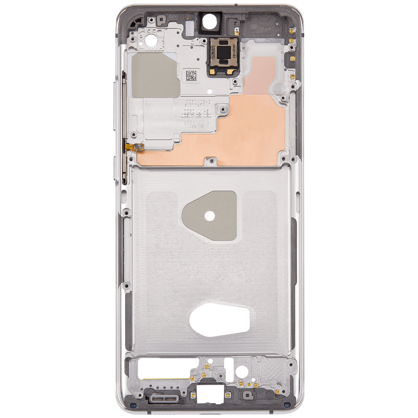 Mid-Frame Housing For Samsung Galaxy S20 Ultra (Cloud White)