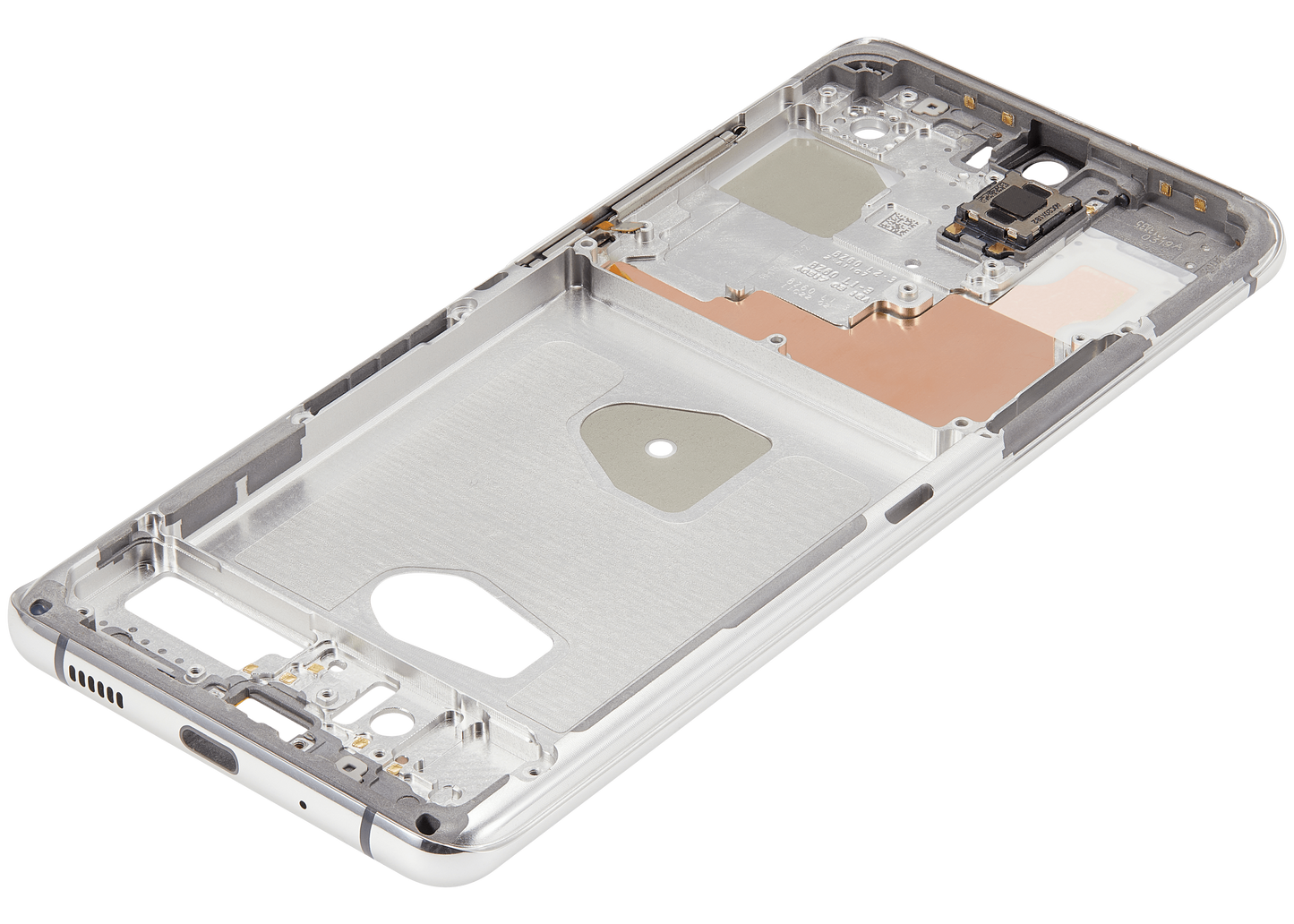 Mid-Frame Housing For Samsung Galaxy S20 Ultra (Cloud White)