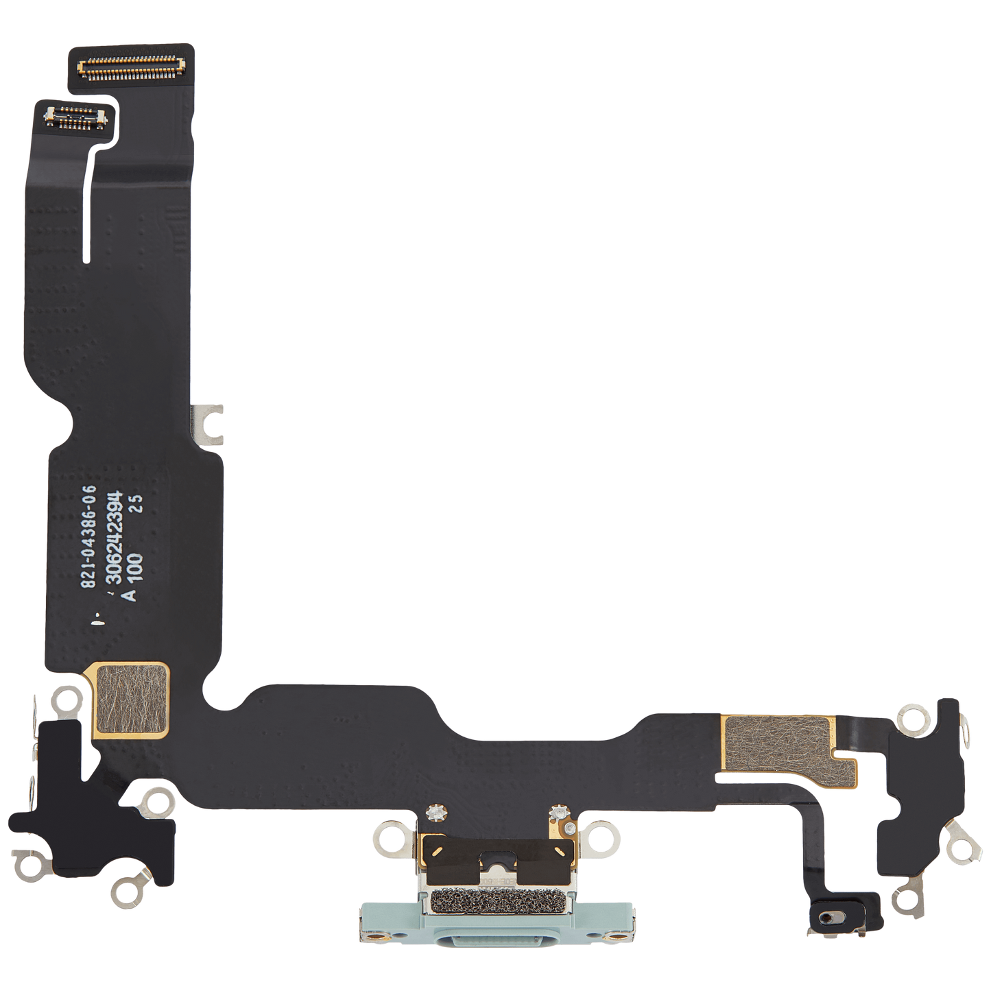 Charging Port Flex Cable For iPhone 15 Plus (Premium) (Green)