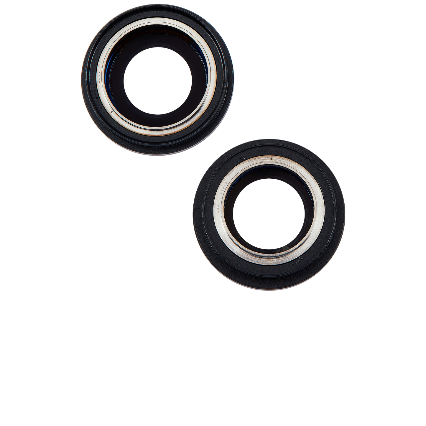 Back Camera Lens With Bracket & Bezel For iPhone 15 / 15 Plus (2 Piece Set) (Premium) (Black)
