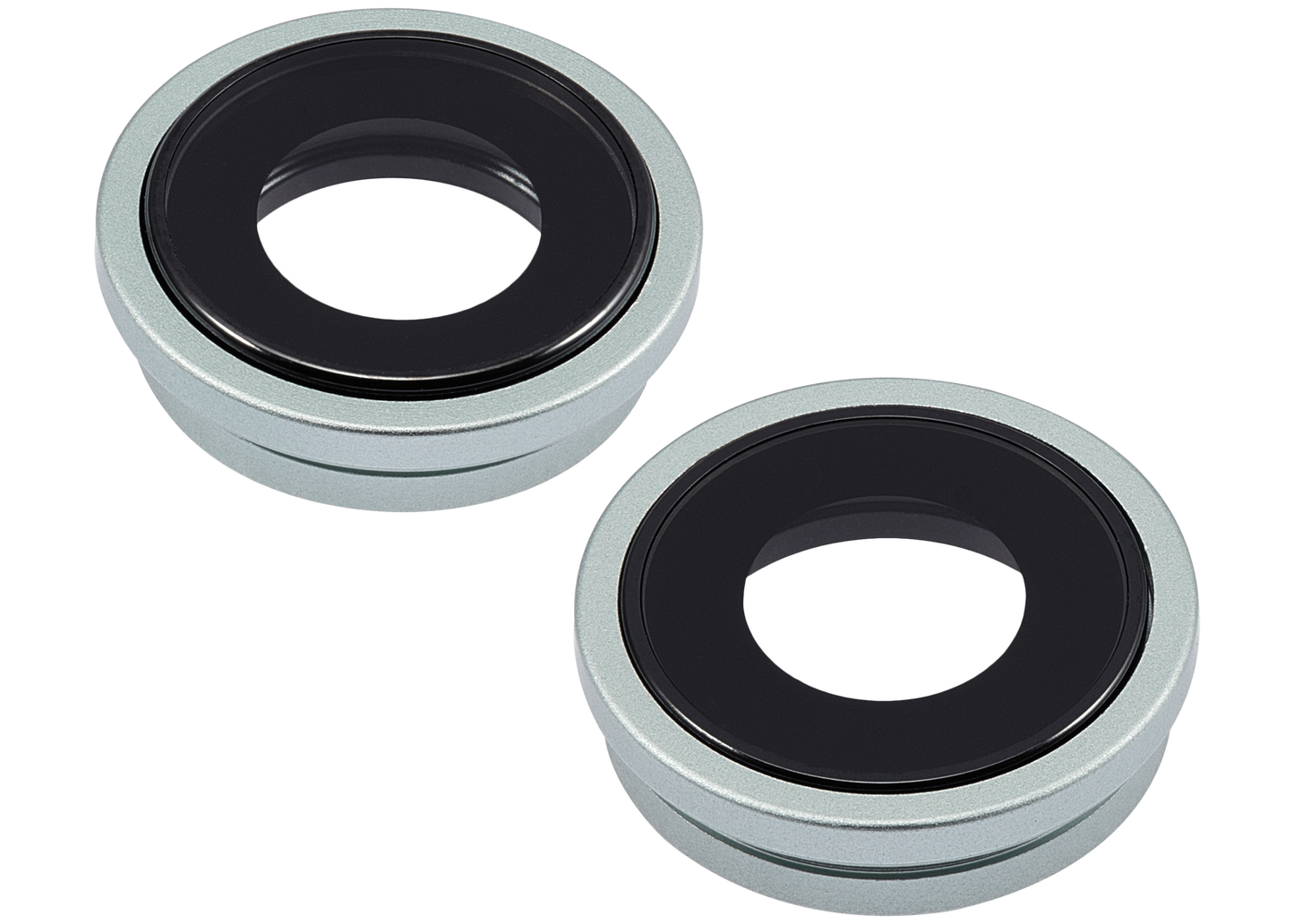 Back Camera Lens With Bracket & Bezel For iPhone 15 / 15 Plus (2 Piece Set) (Premium) (Green)