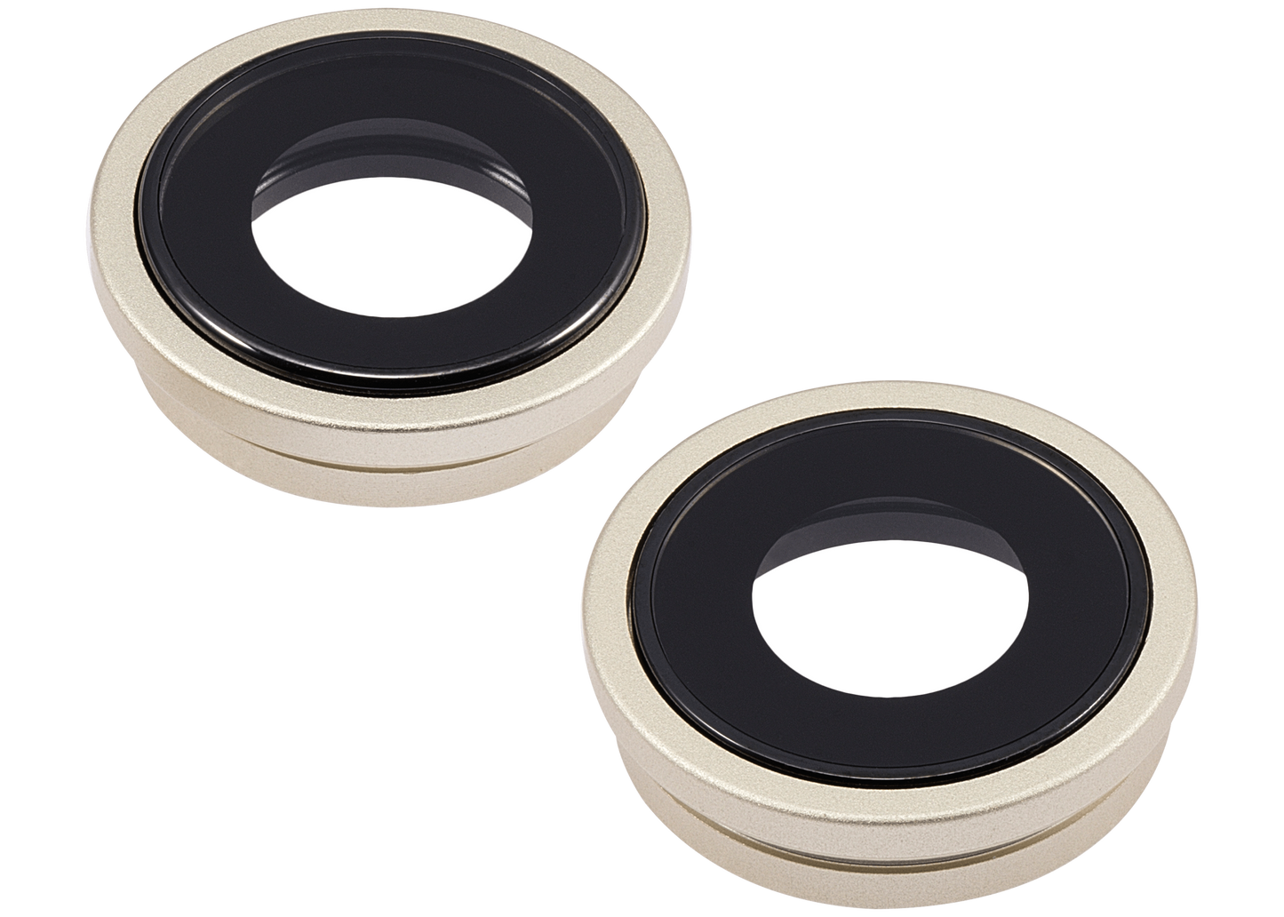 Back Camera Lens With Bracket & Bezel For iPhone 15 / 15 Plus (2 Piece Set) (Premium) (Yellow)