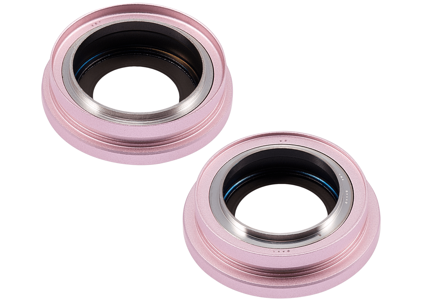 Back Camera Lens With Bracket & Bezel For iPhone 15 / 15 Plus (2 Piece Set) (Premium) (Pink)