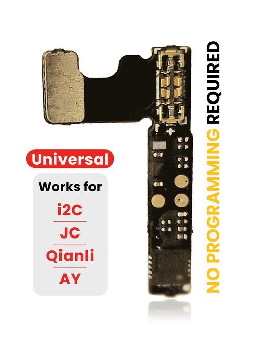 Pre-Programmed Universal Battery Tag-On Flex (Soldering Not Required) For iPhone 13 Pro / 13 Pro Max / 14 Pro / 14 Pro Max (AmpSentrix) (With I2C, JCI