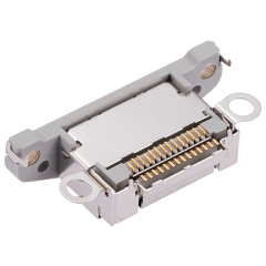 Charging Port Only For iPhone 15 Pro / 15 Pro Max (White Titanium) (10 Pack)