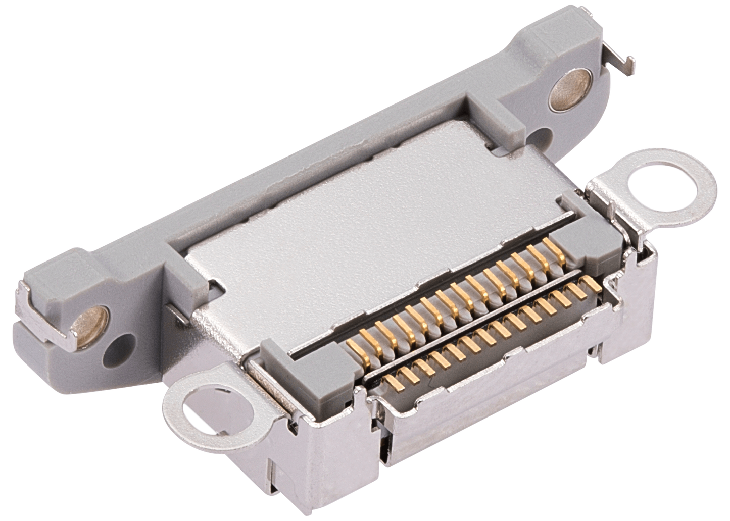 Charging Port Only For iPhone 15 Pro / 15 Pro Max (White Titanium) (10 Pack)