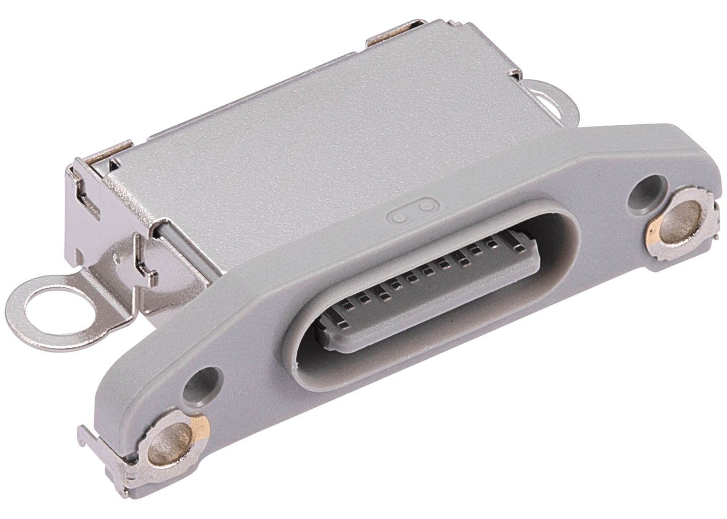 Charging Port Only For iPhone 15 Pro / 15 Pro Max (White Titanium) (10 Pack)