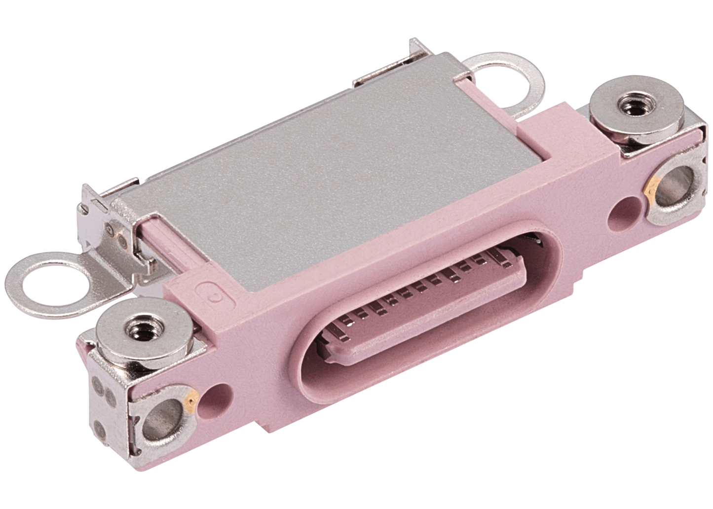 Charging Port Only For iPhone 15 / 15 Plus (Pink) (10 Pack)