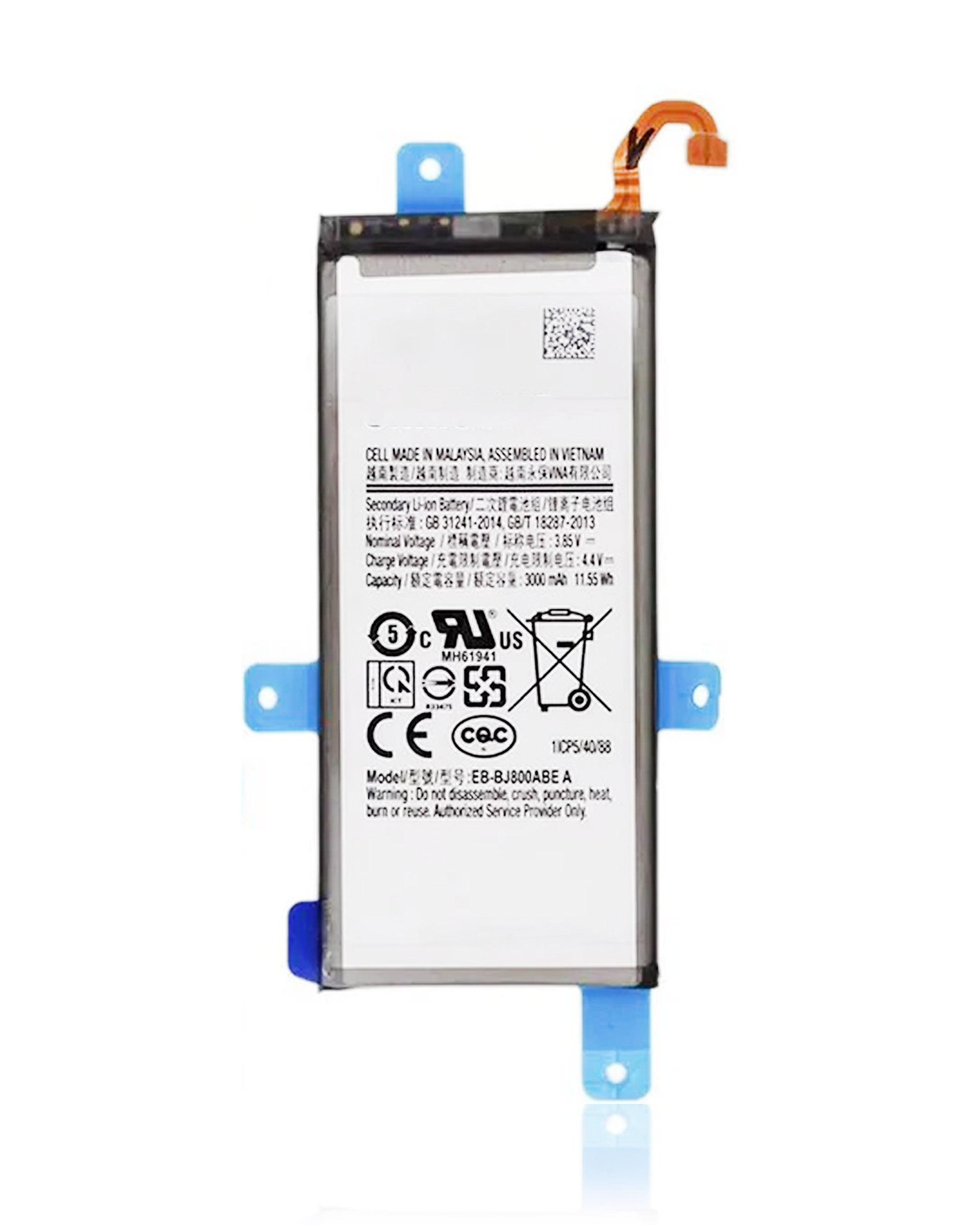 Premium Replacement Battery For Samsung Galaxy A6 (A600 / 2018) (Service Pack) - View 2