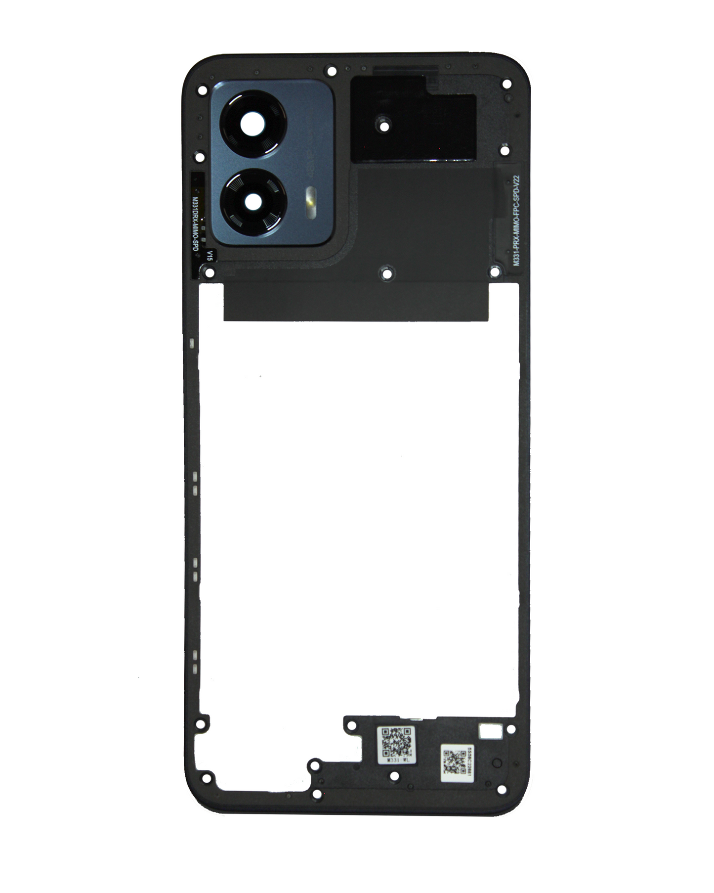 Back Housing For Motorola Moto G 5G (XT2313 / 2023) (Genuine OEM) (Basalt Blue) replacement part SKU 107082223345 image 2