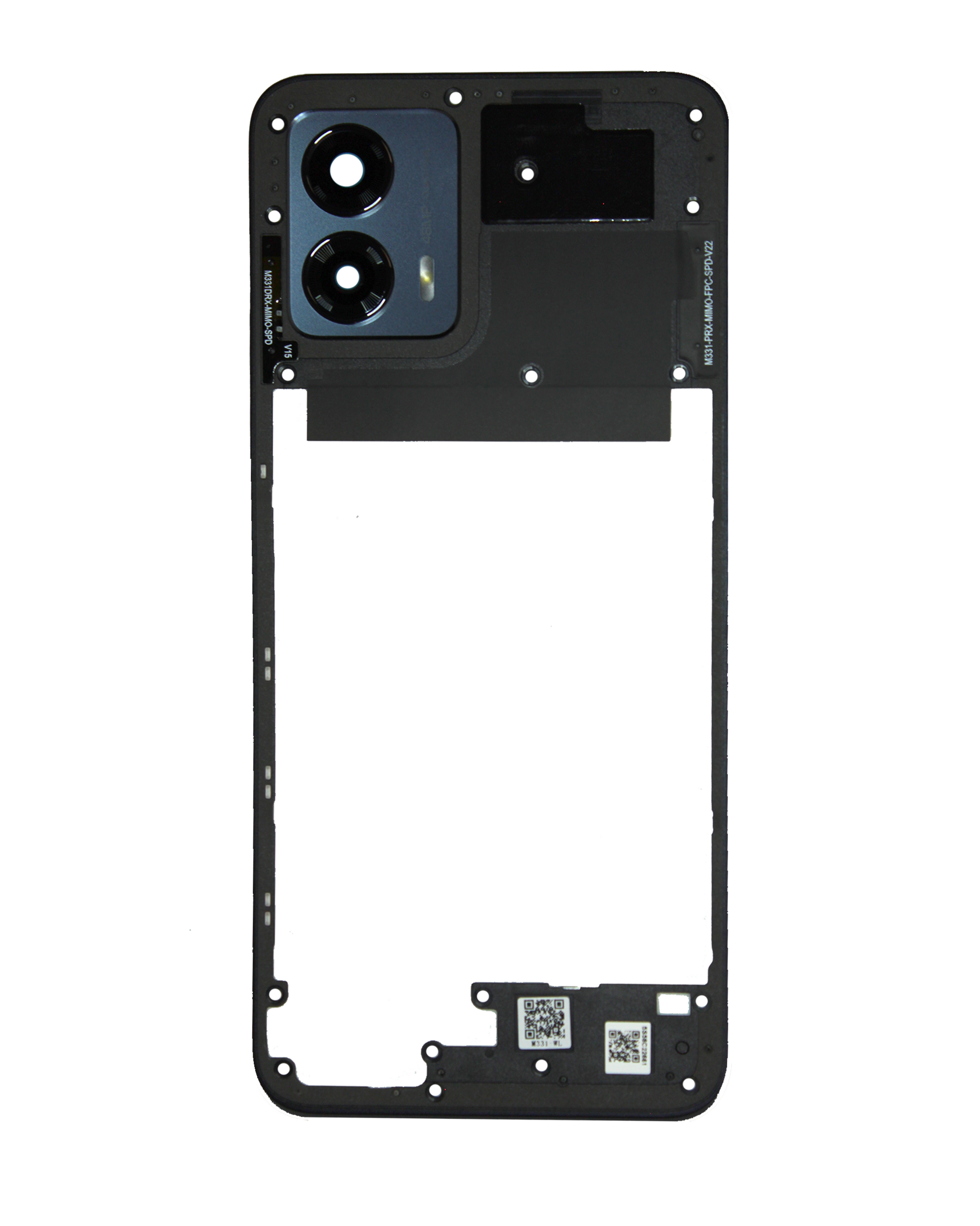Back Housing For Motorola Moto G 5G (XT2313 / 2023) (Genuine OEM) (Basalt Blue) replacement part SKU 107082223345 image 2