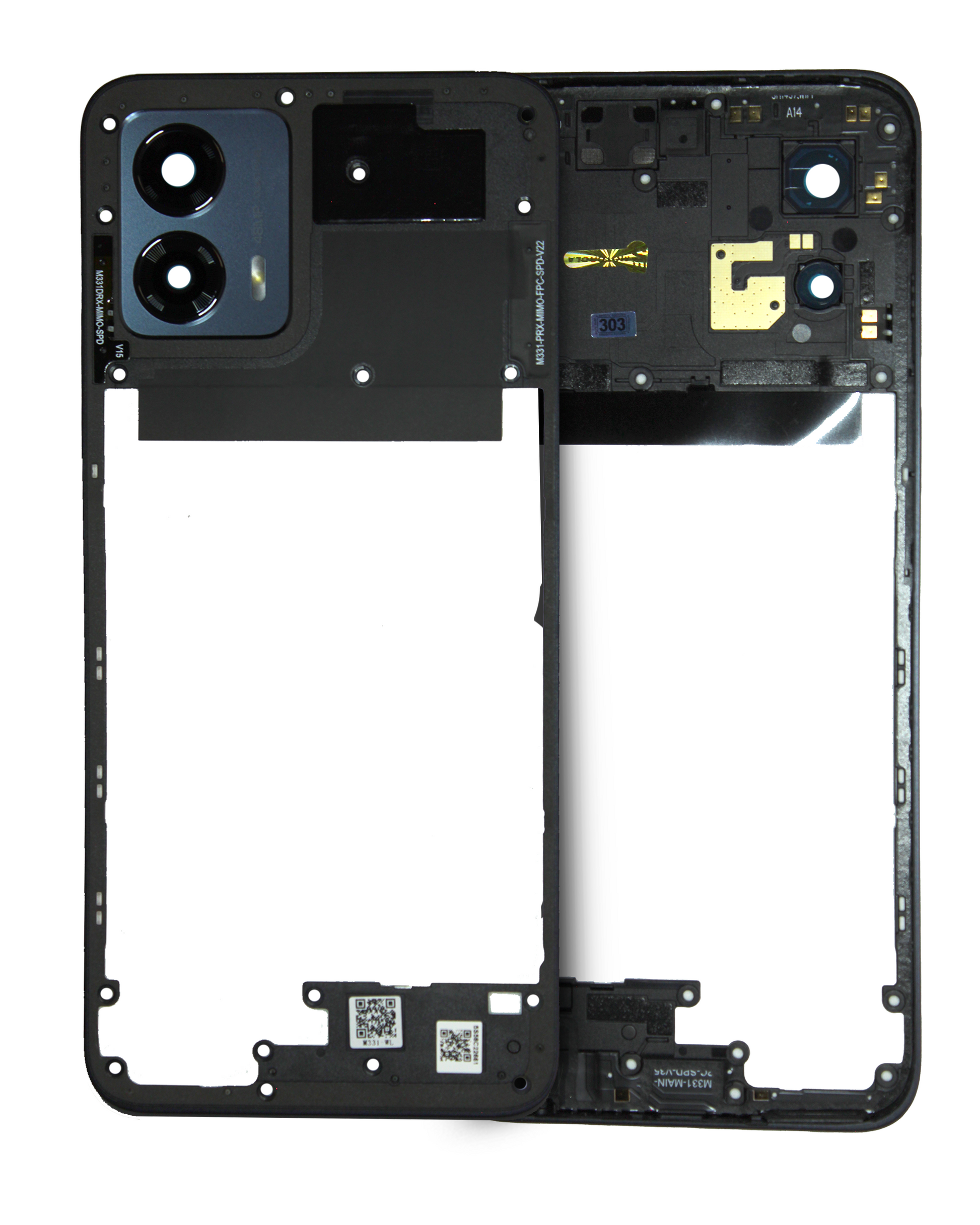 Back Housing For Motorola Moto G 5G (XT2313 / 2023) (Genuine OEM) (Basalt Blue) replacement part SKU 107082223345 image 1