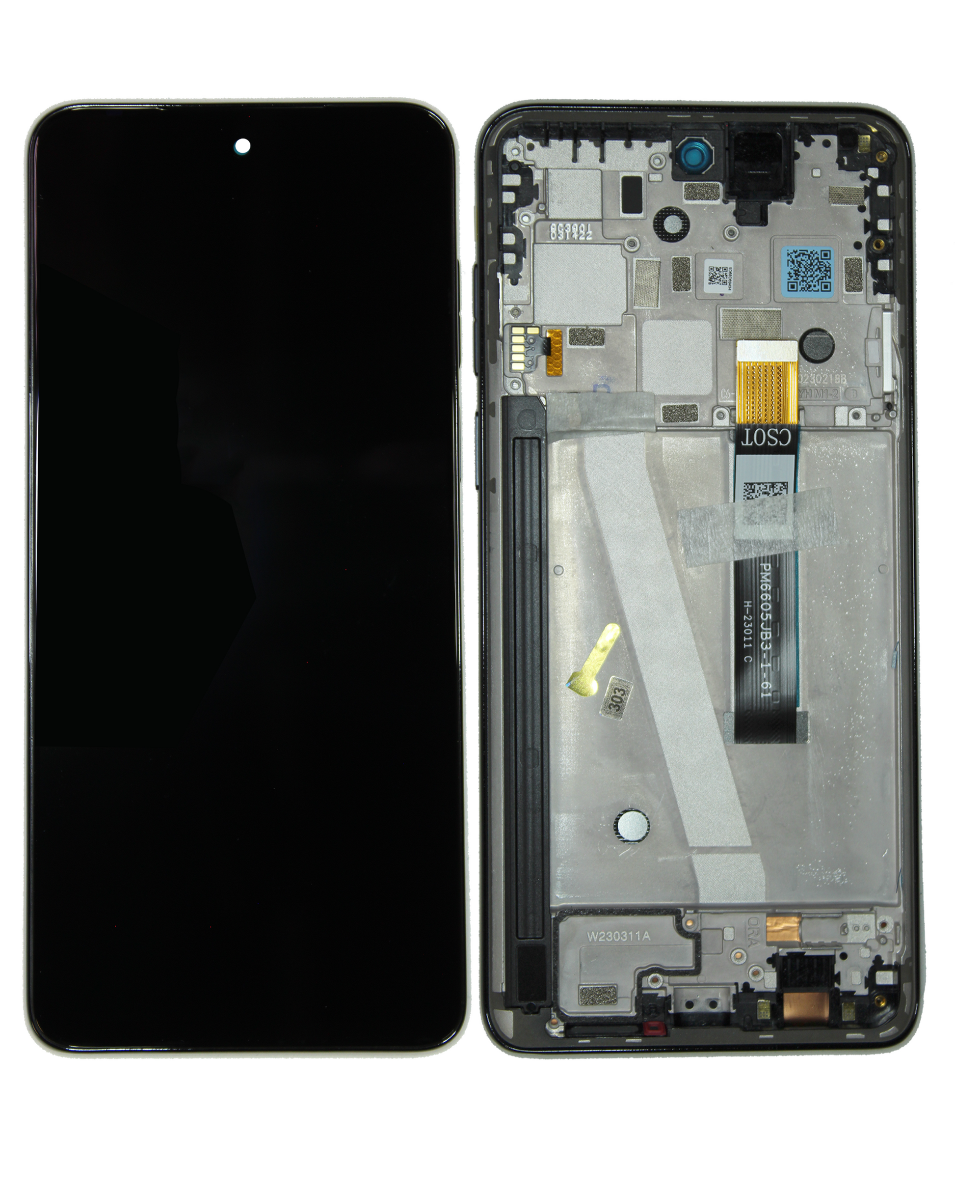 LCD Assembly With Frame For Motorola Moto G Stylus 5G (XT2315 / 2023) (Genuine OEM) (Cosmic Black) replacement part SKU 107082242253 image 3