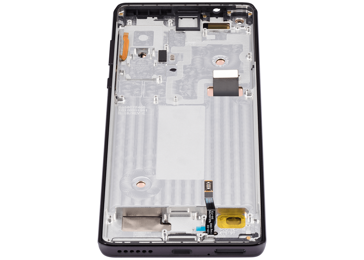 OLED Assembly With Frame For Motorola Moto Edge Plus (XT2061 / 2020) (Refurbished) (Smokey Sangria) | SKU 107082024404 | image 2