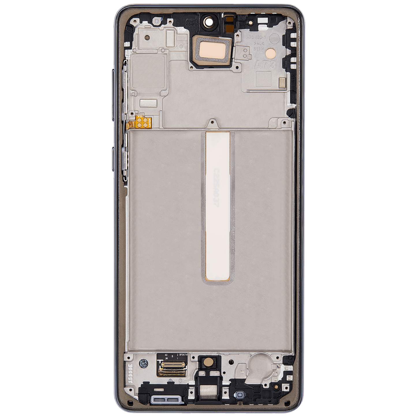 OLED Assembly With Frame For Samsung Galaxy A73 5G (A736 / 2022) (Refurbished) (Gray)