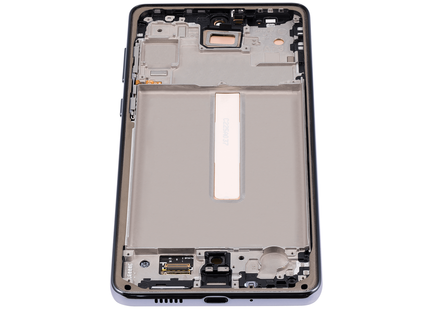 OLED Assembly With Frame For Samsung Galaxy A73 5G (A736 / 2022) (Refurbished) (Gray)