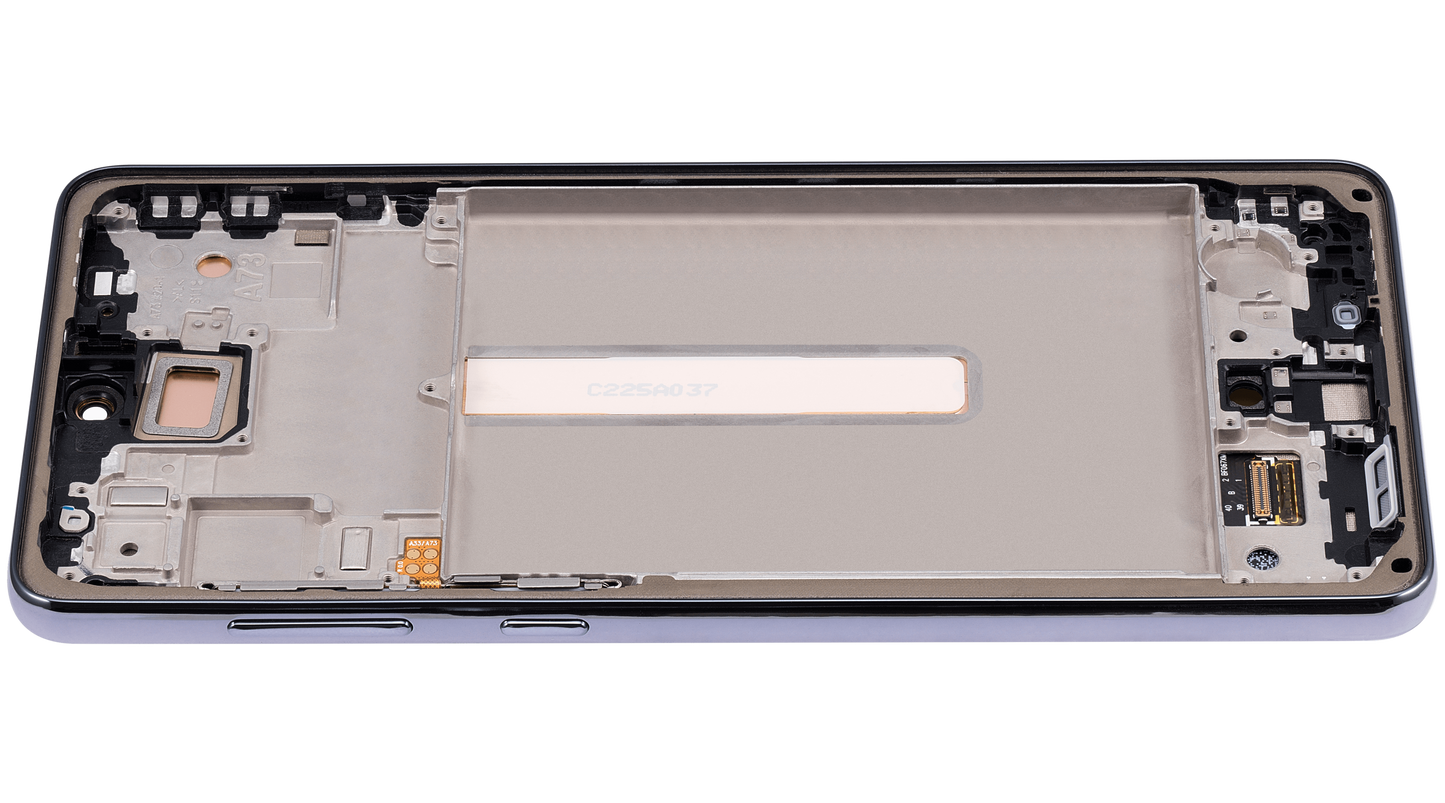 OLED Assembly With Frame For Samsung Galaxy A73 5G (A736 / 2022) (Refurbished) (Gray)