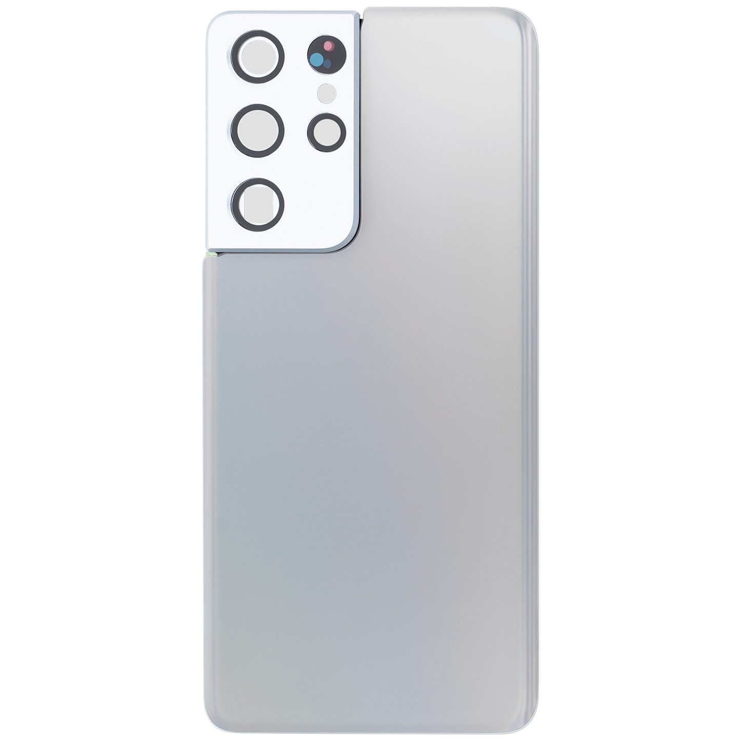 Back Cover Glass With Camera Lens For Samsung Galaxy S21 Ultra (Service Pack) (Phantom Silver)