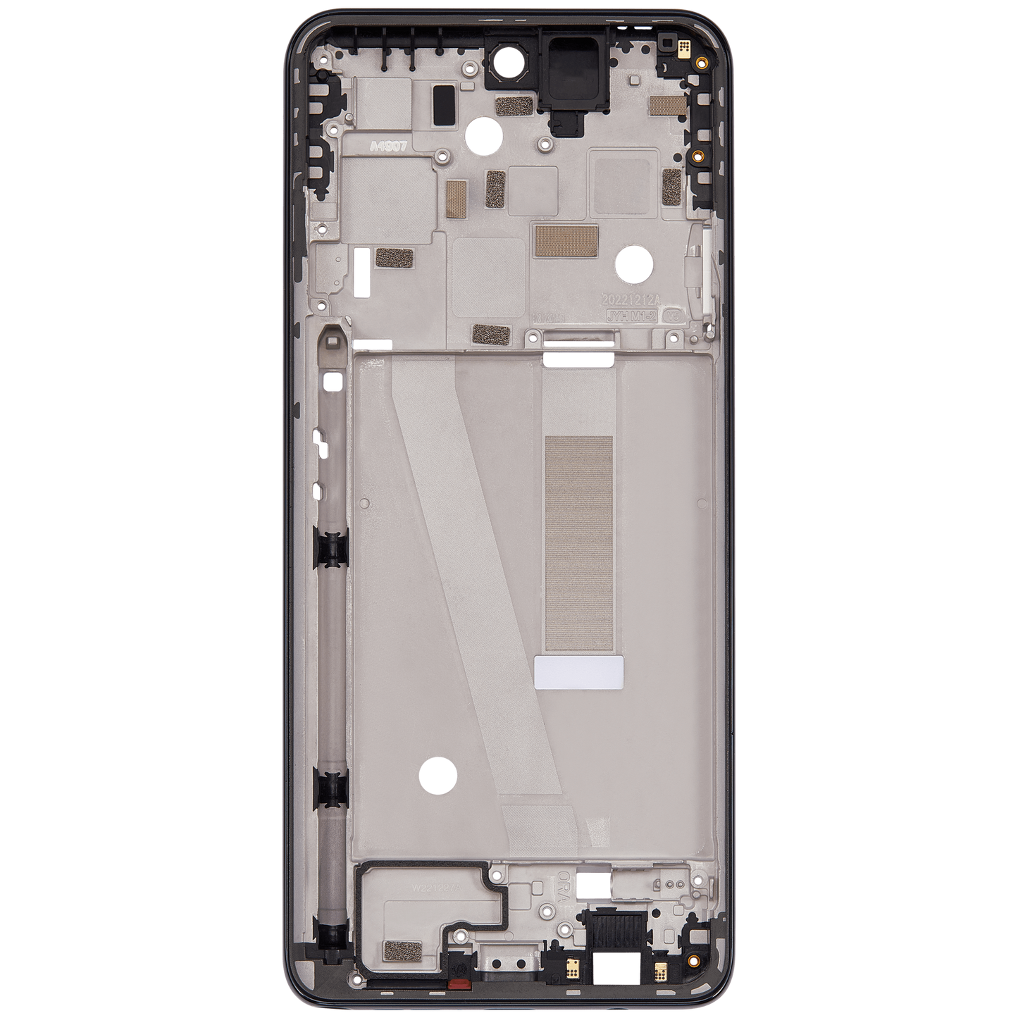 Mid-Frame Housing For Motorola Moto G Stylus 5G (XT2315-5 / 2023) (Cosmic Black) replacement part SKU 107082130475 image 8