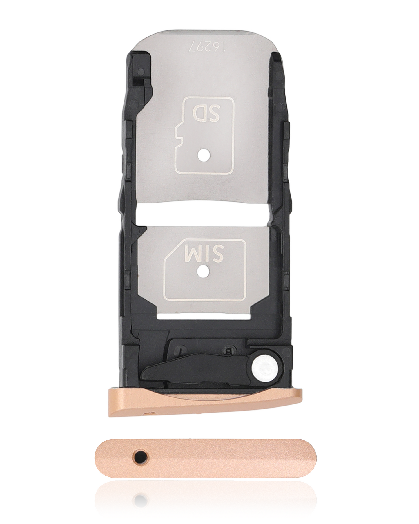 Sim Card Tray For Motorola Moto Z Force Droid (XT1650-02 / 2016) (Rose Gold) - Motorola replacement part, primary product view, SKU 107082031214