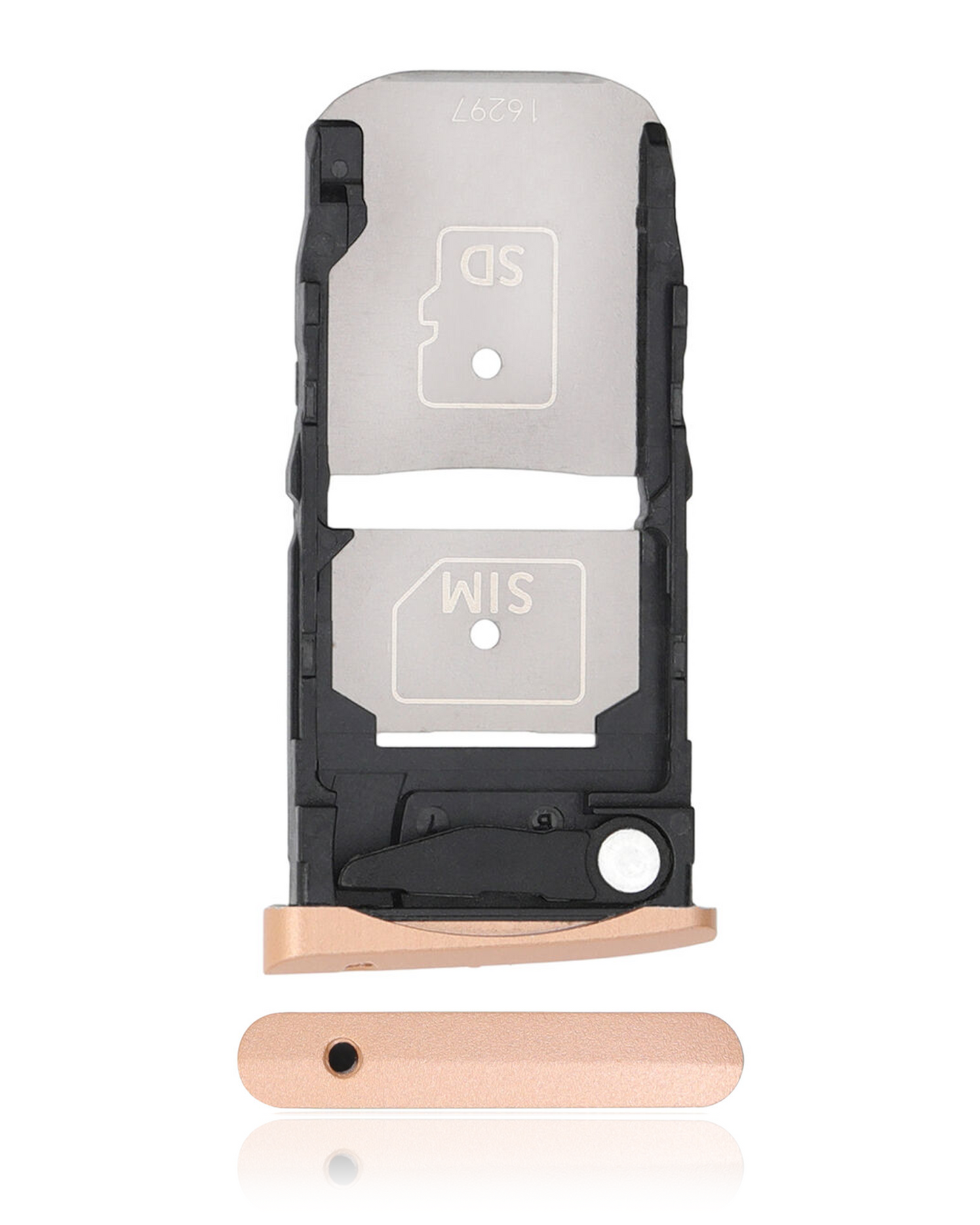 Sim Card Tray For Motorola Moto Z (XT1650 / 2016) (Rose Gold) - Motorola replacement part, primary product view, SKU 107082131311
