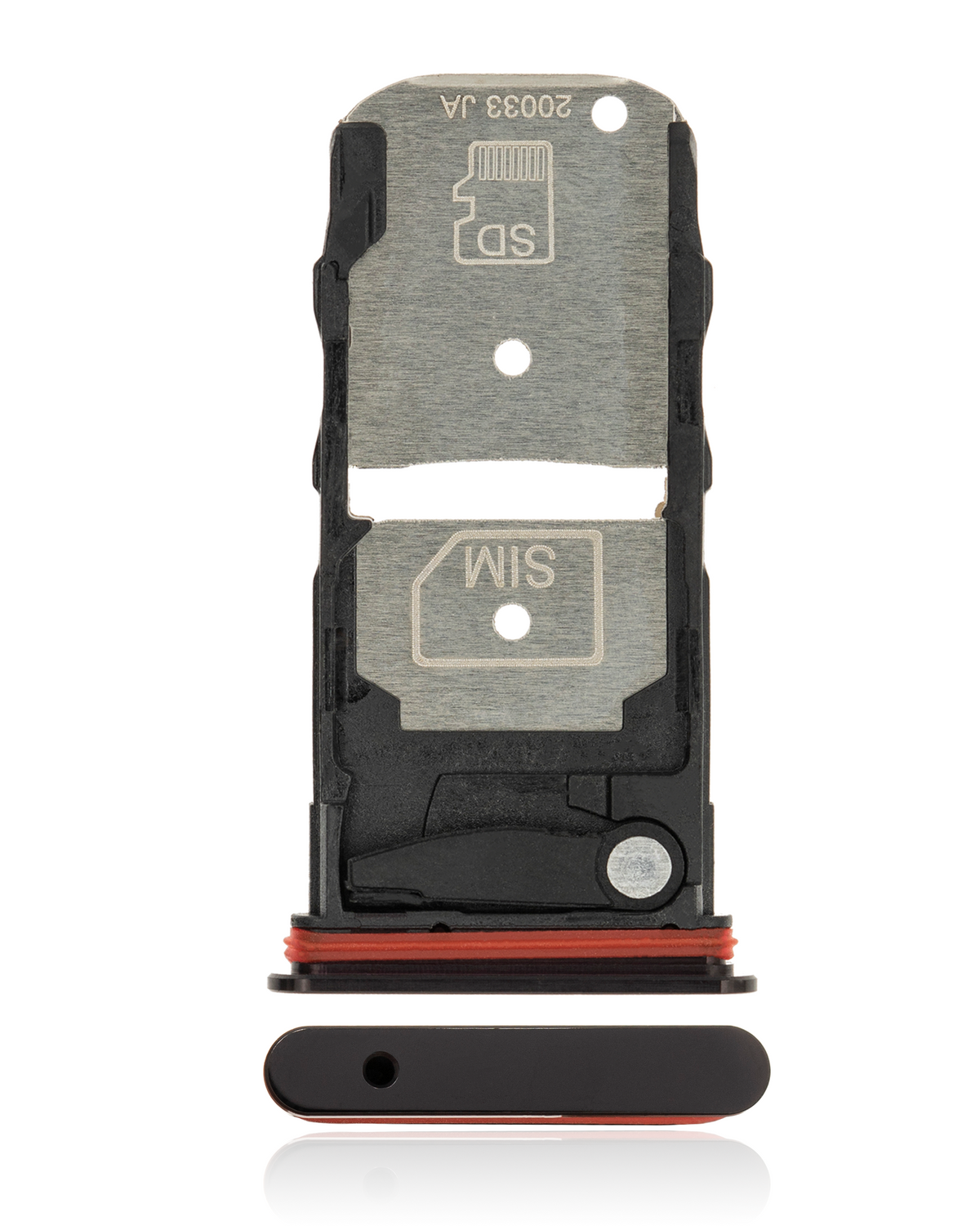 Single Sim Card Tray For Motorola Edge 5G (XT2063 / 2020) (Midnight Magenta) | SKU 107082025131 | image 1