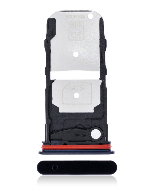 Single Sim Card Tray For Motorola Edge 5G (XT2063 / 2020) (Thunder Gray) | SKU 107082025132 | image 1