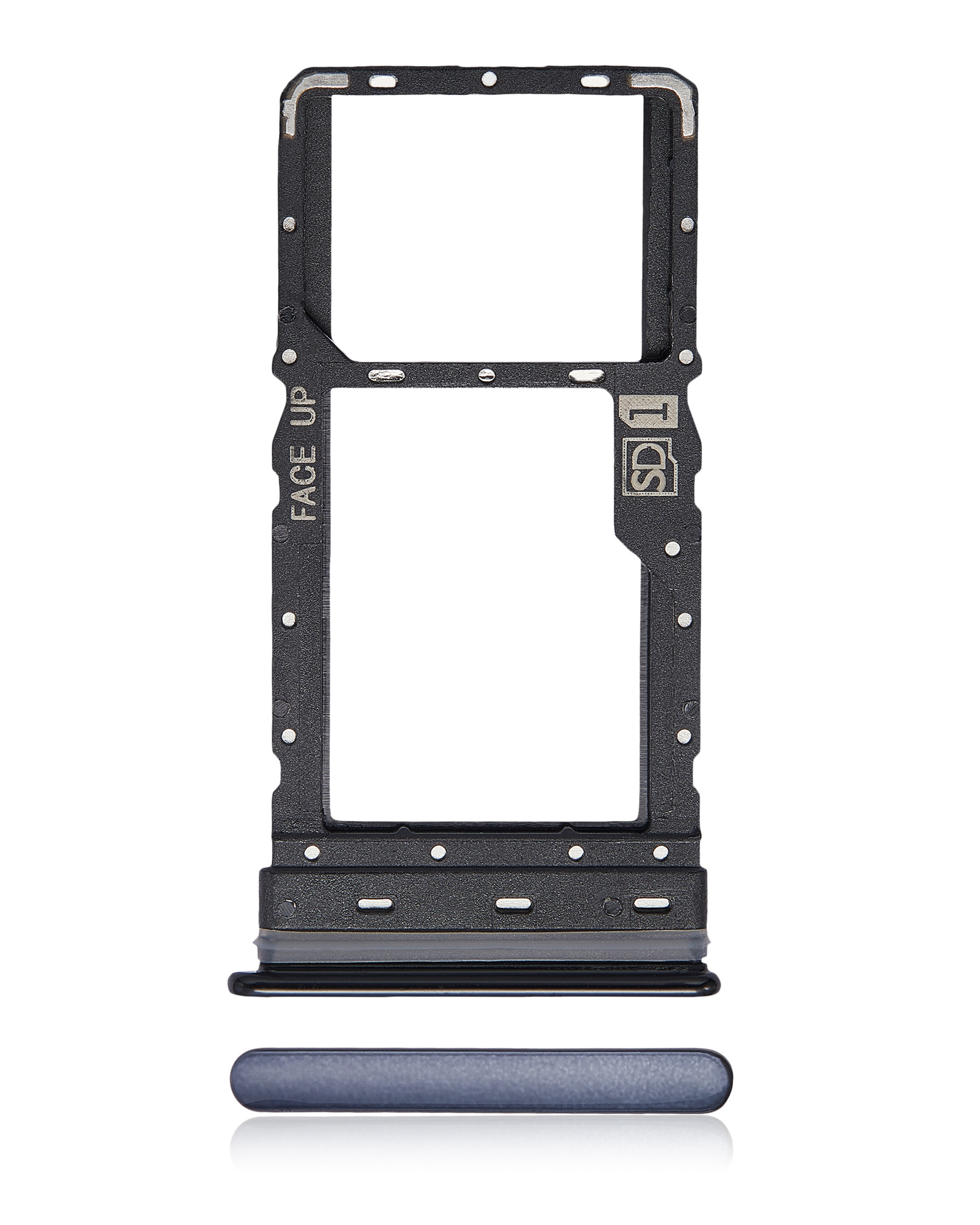 Single Sim Card Tray For Motorola Moto G Stylus 6.8" (XT2115 / 2021) (Aurora Black) replacement part for compatible Motorola phone, SKU 107082083323, product image 1