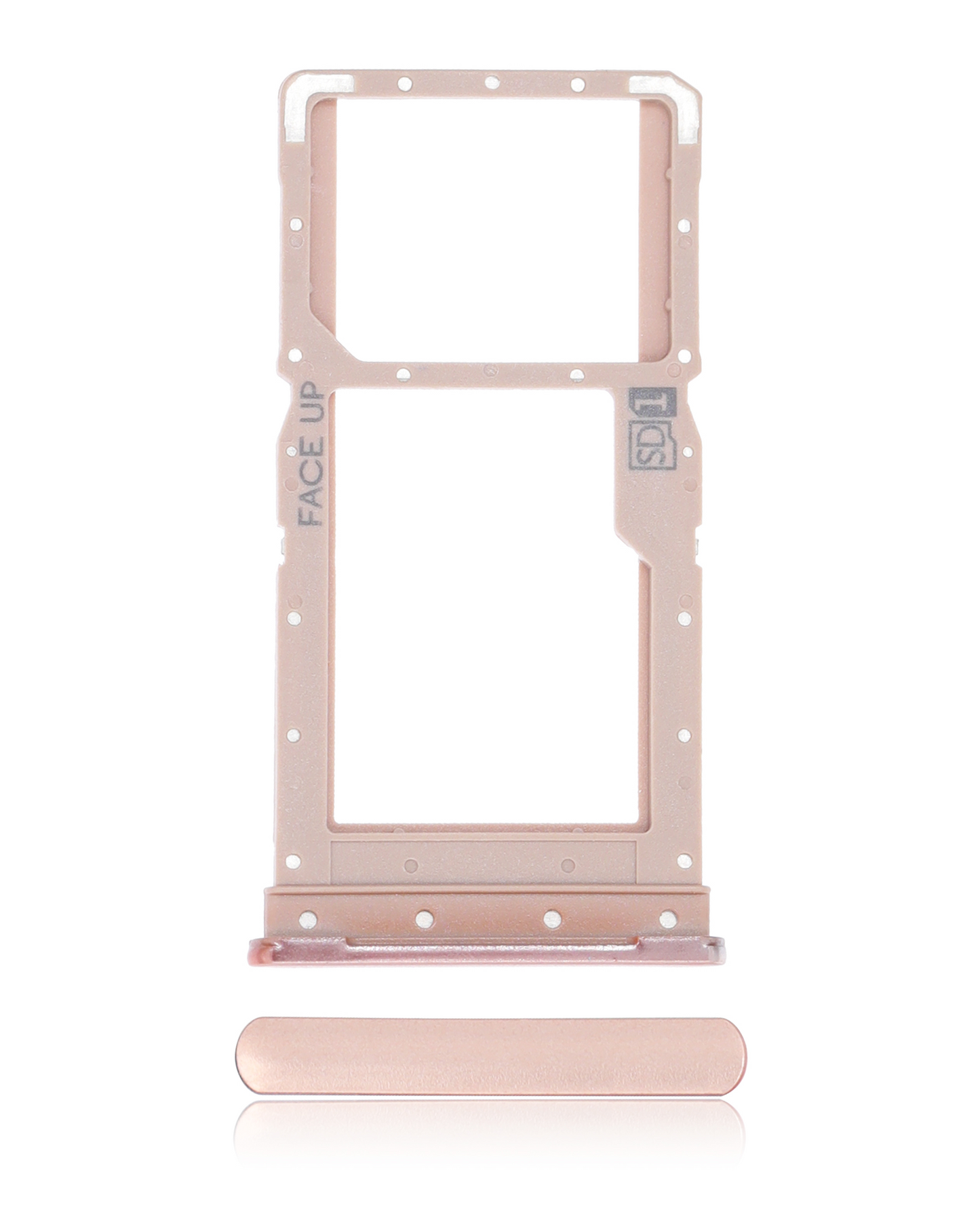 Single Sim Card Tray For Motorola Moto G9 Plus (XT2087 / 2020) (Rose Gold) replacement part for compatible Motorola phone, SKU 107082086126, product image 1