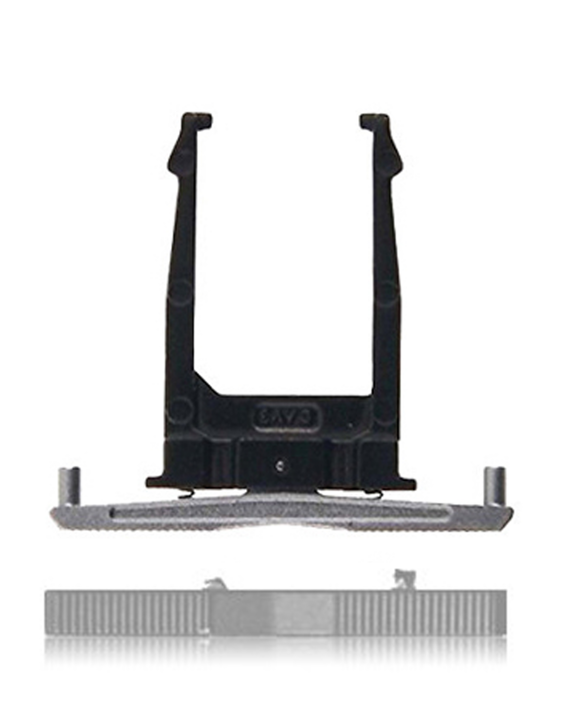 SIM Card Tray for Motorola Droid Maxx (XT1080 / 2013) Silver - replacement component front view, SKU 107082030930, image 1