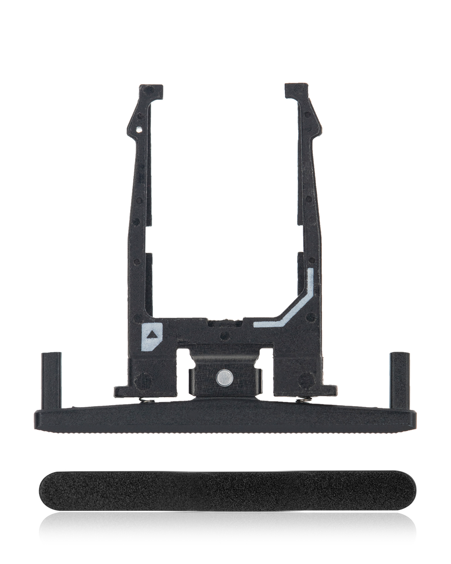 SIM Card Tray for Motorola Droid Turbo (XT1254 / 2014) Black - replacement component front view, SKU 107082030822, image 1