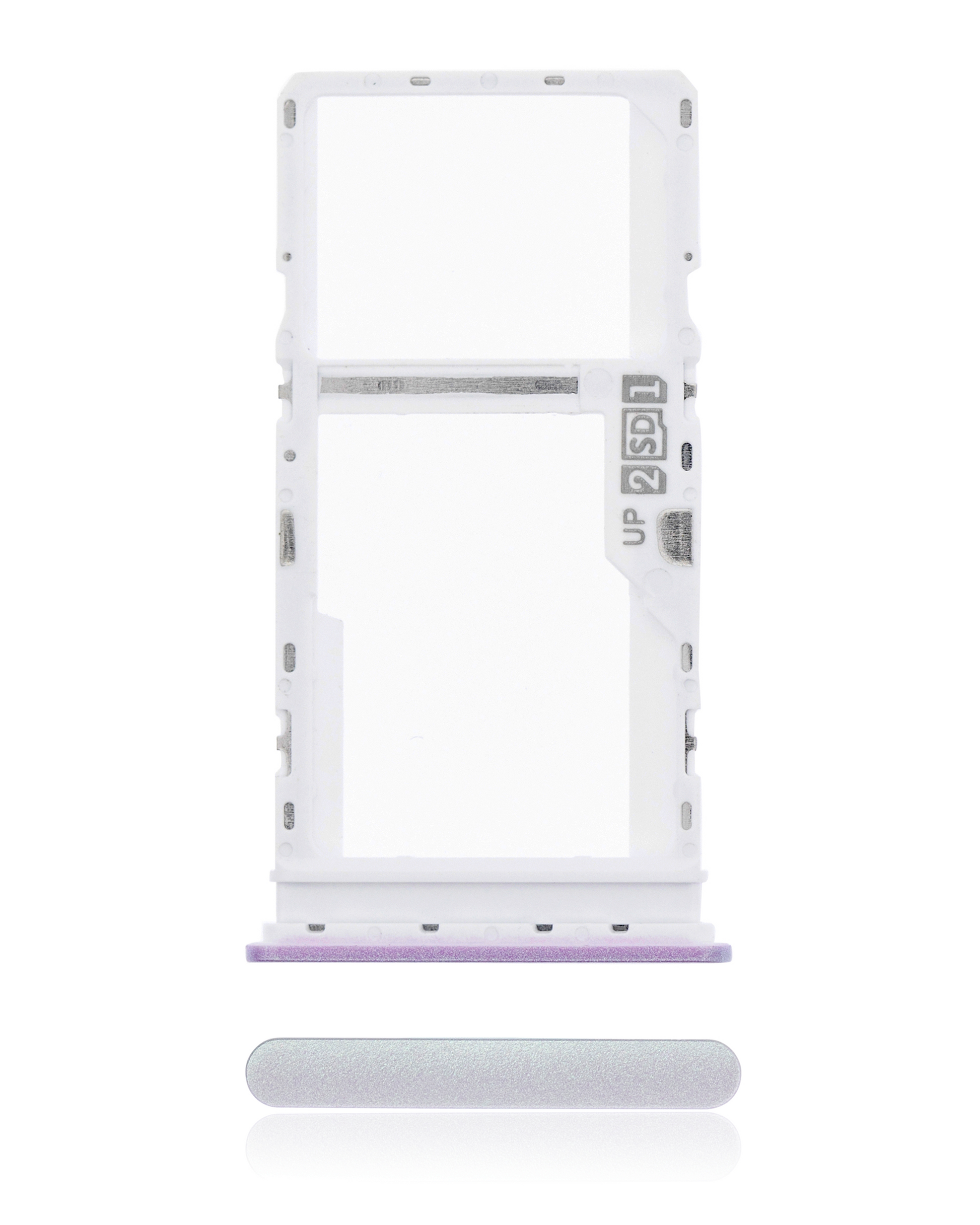 Dual Sim Card Tray For Motorola Moto G20 (XT2128 / 2021) (Breathing Crystal) replacement part for compatible Motorola phone, SKU 107082028926, product image 1