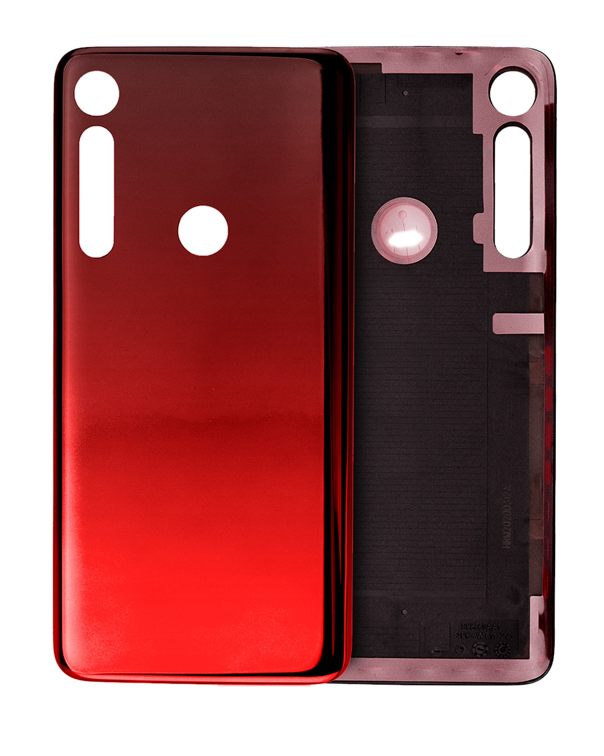 Back Cover Glass For Motorola One Macro (XT2016 / 2019) (Gradient / Red) - Motorola replacement part - product image 1 - SKU 107082062122