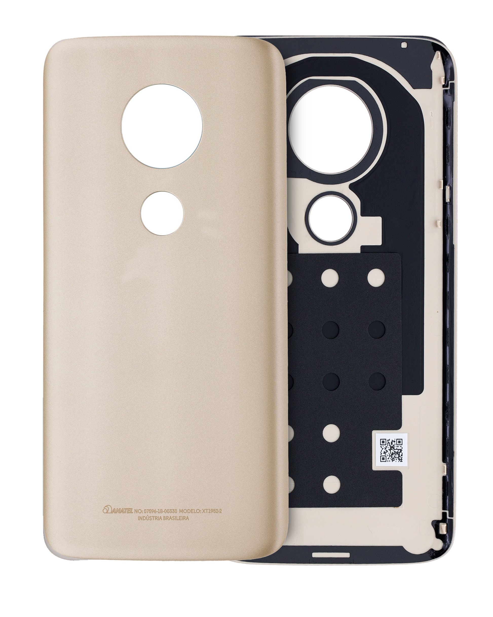 Back cover Glass For Motorola Moto G7 Play (XT1952 / 2019) (Gold) (US Version) | compatible mobile phone replacement part | SKU 107082064622 | product image 1