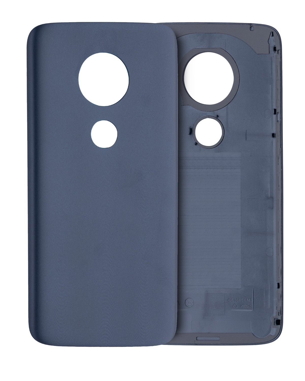 Back cover Glass For Motorola Moto G7 Play (XT1952 / 2019) (Deep indigo) (US Version) | compatible mobile phone replacement part | SKU 107082064635 | product image 1